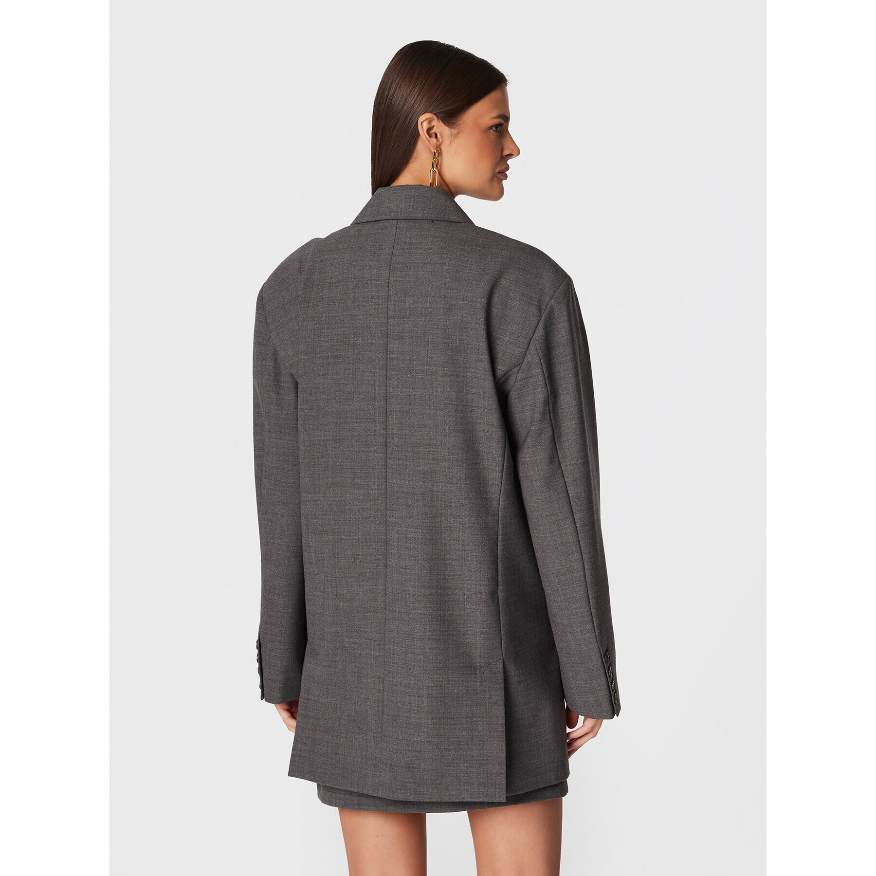 Herskind Sacou Verner 4572879 Gri Oversize - Pled.ro