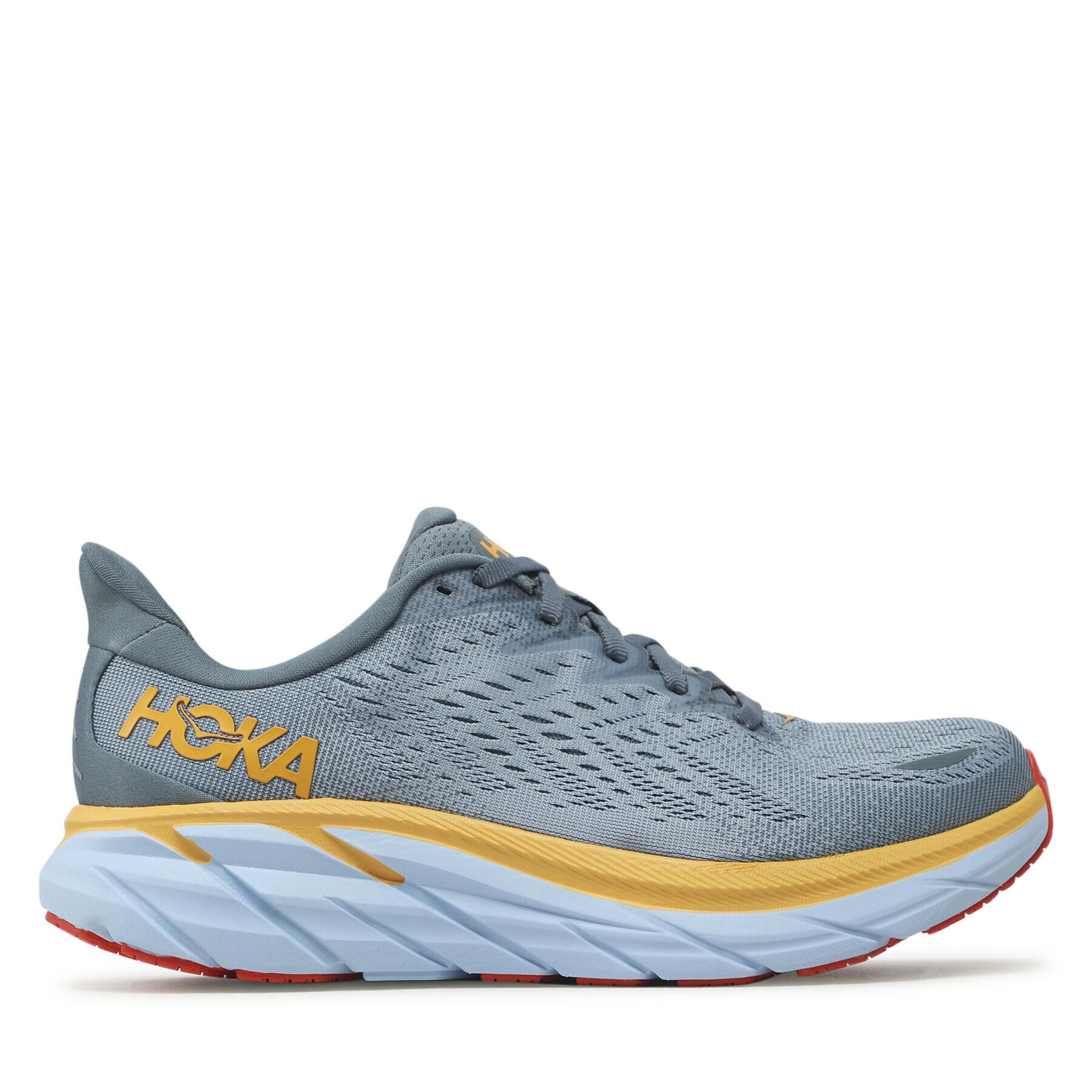 Hoka Pantofi M Clifton 8 Wide 1121374 Albastru - Pled.ro