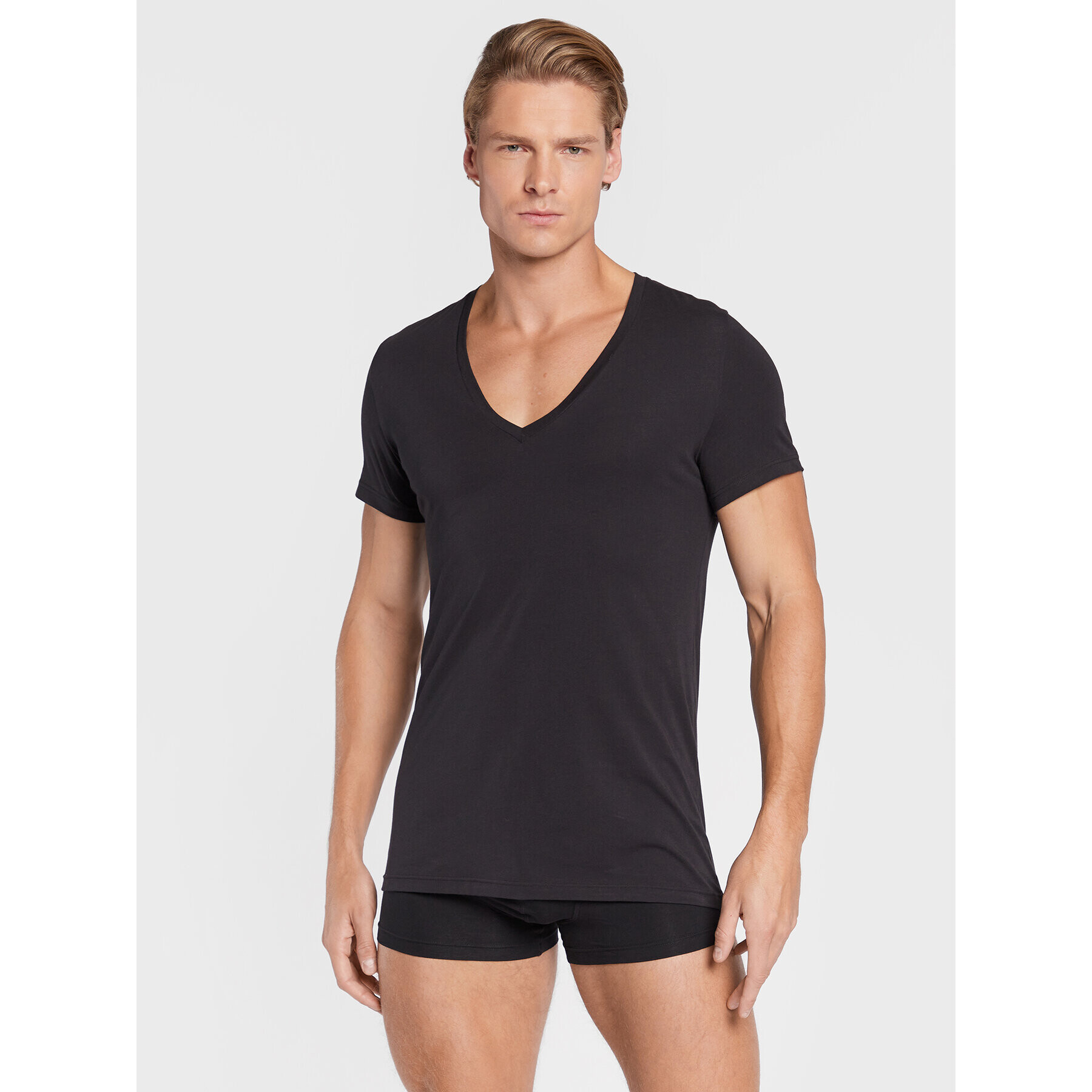 HOM Maieu Supreme 401331 Negru Regular Fit - Pled.ro