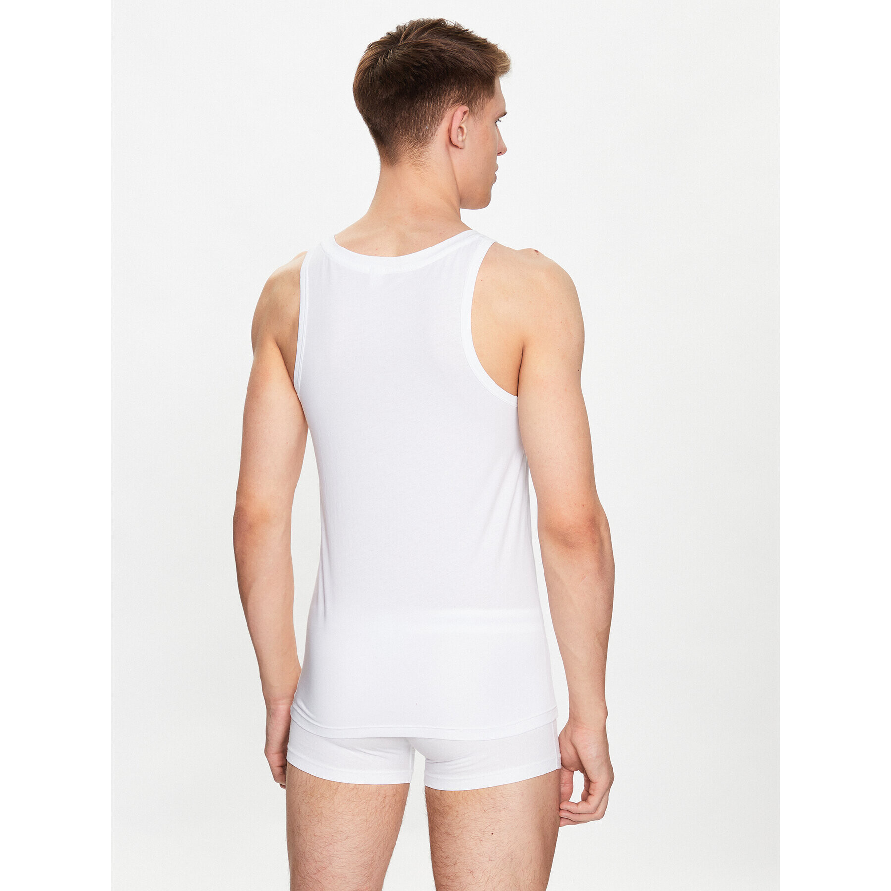 HOM Tank top 401332 Alb Regular Fit - Pled.ro