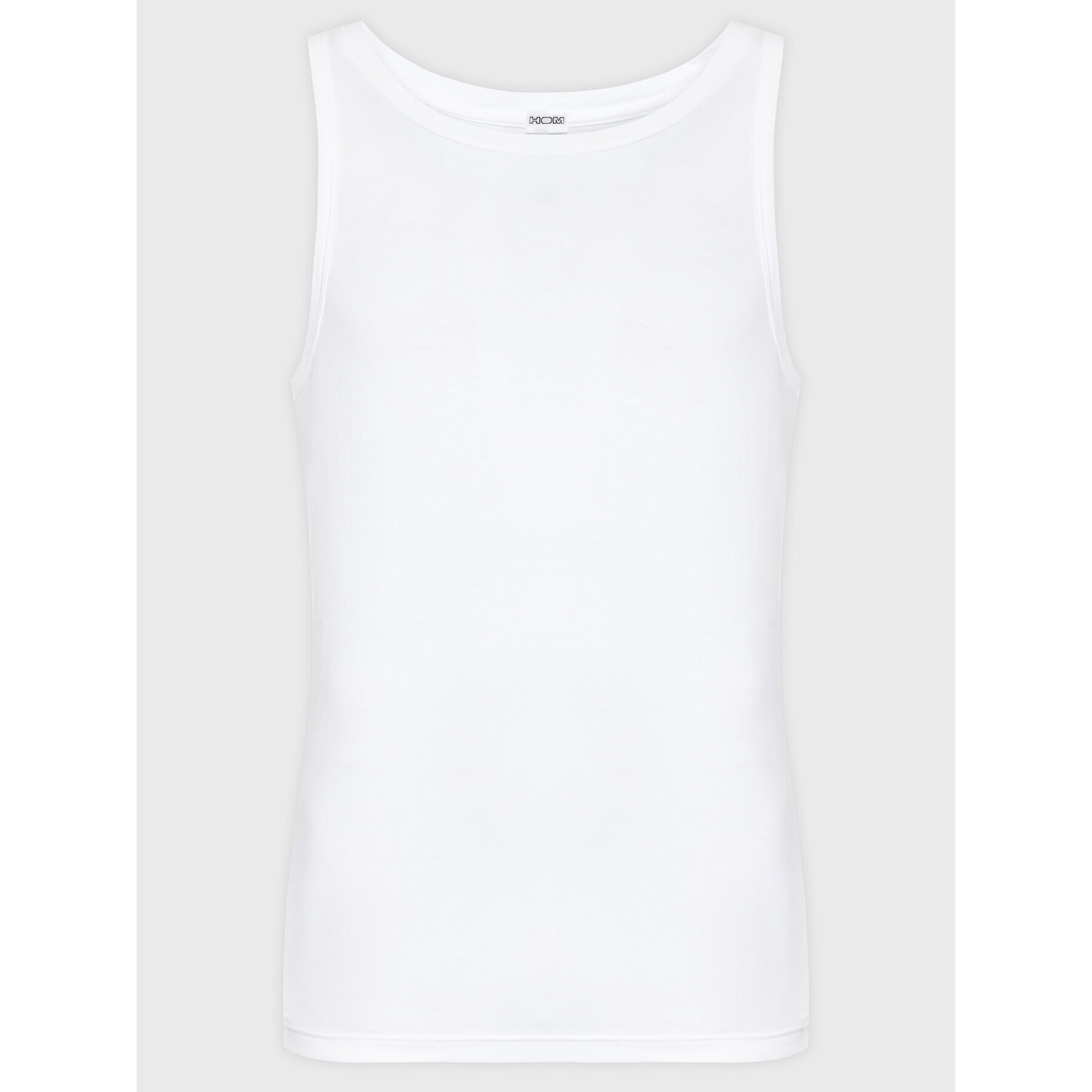 HOM Tank top 401332 Alb Regular Fit - Pled.ro