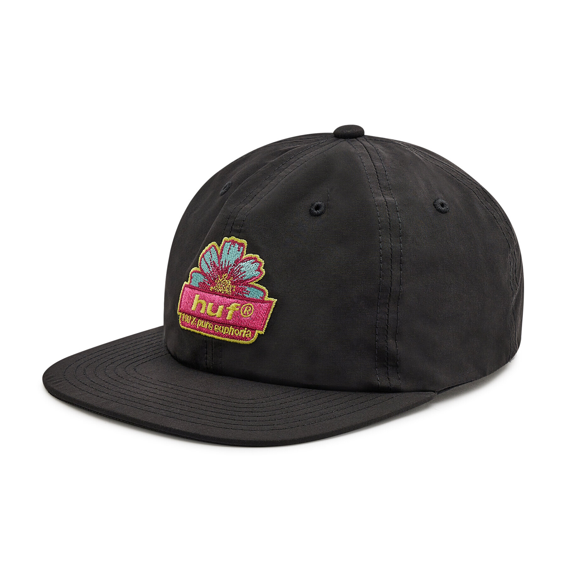 HUF Șapcă Pure 6 Panel HT00525 Negru - Pled.ro