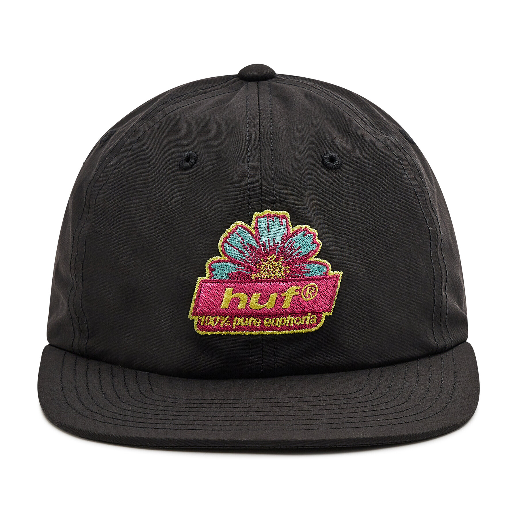 HUF Șapcă Pure 6 Panel HT00525 Negru - Pled.ro