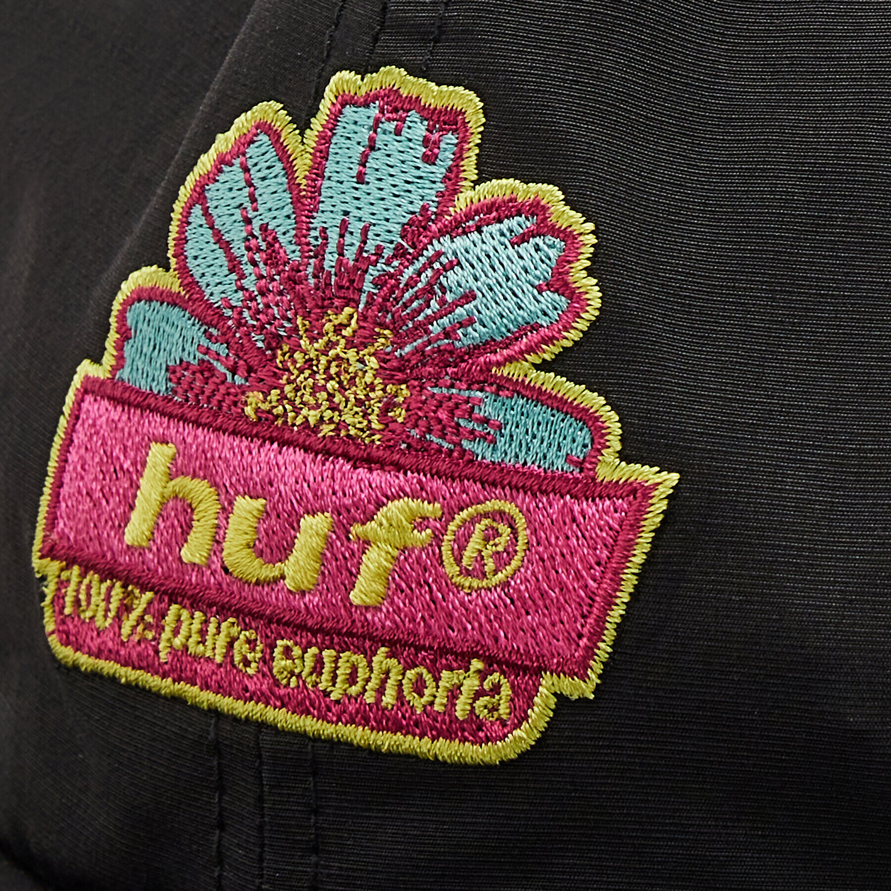 HUF Șapcă Pure 6 Panel HT00525 Negru - Pled.ro