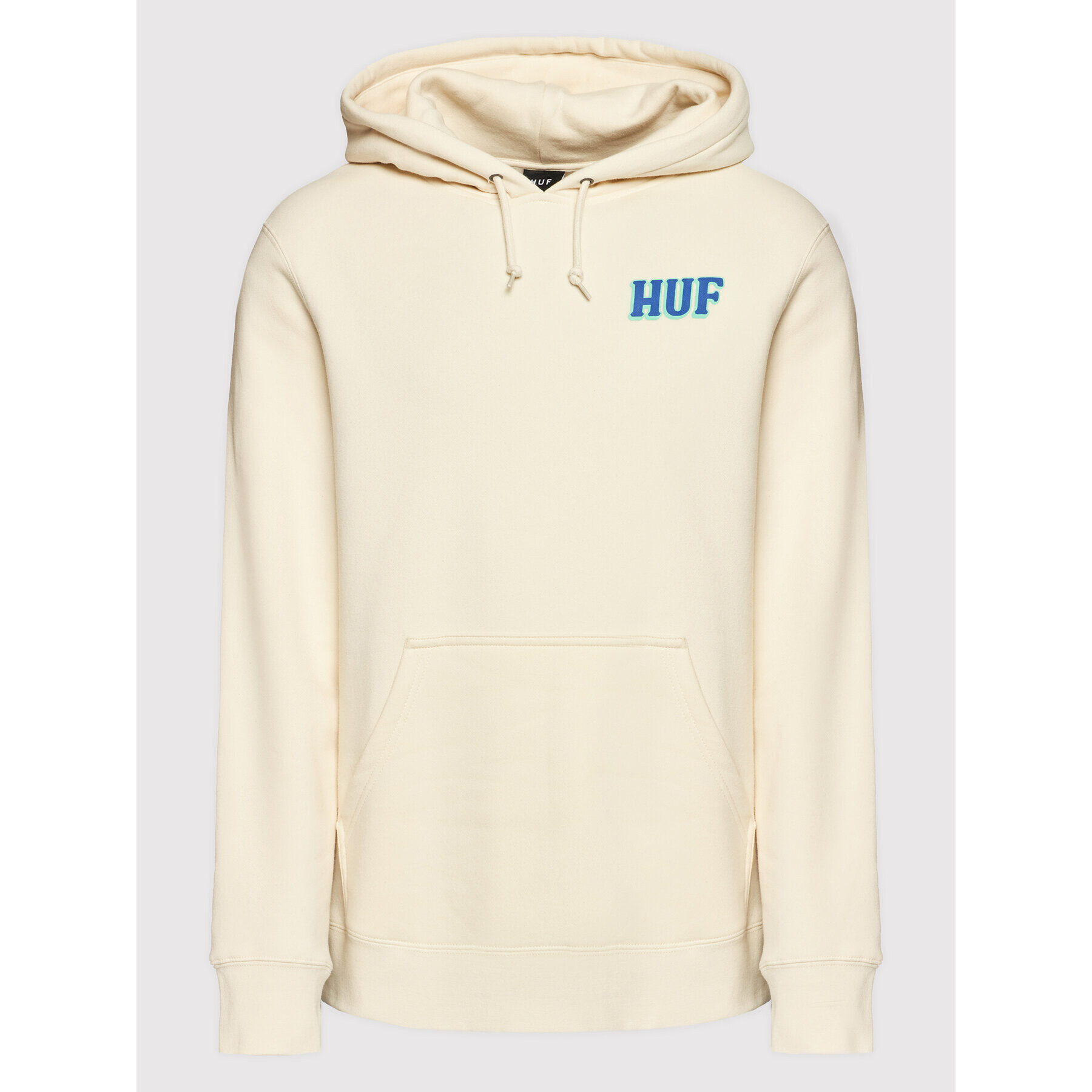 HUF Bluză Collision PF00422 Bej Regular Fit - Pled.ro