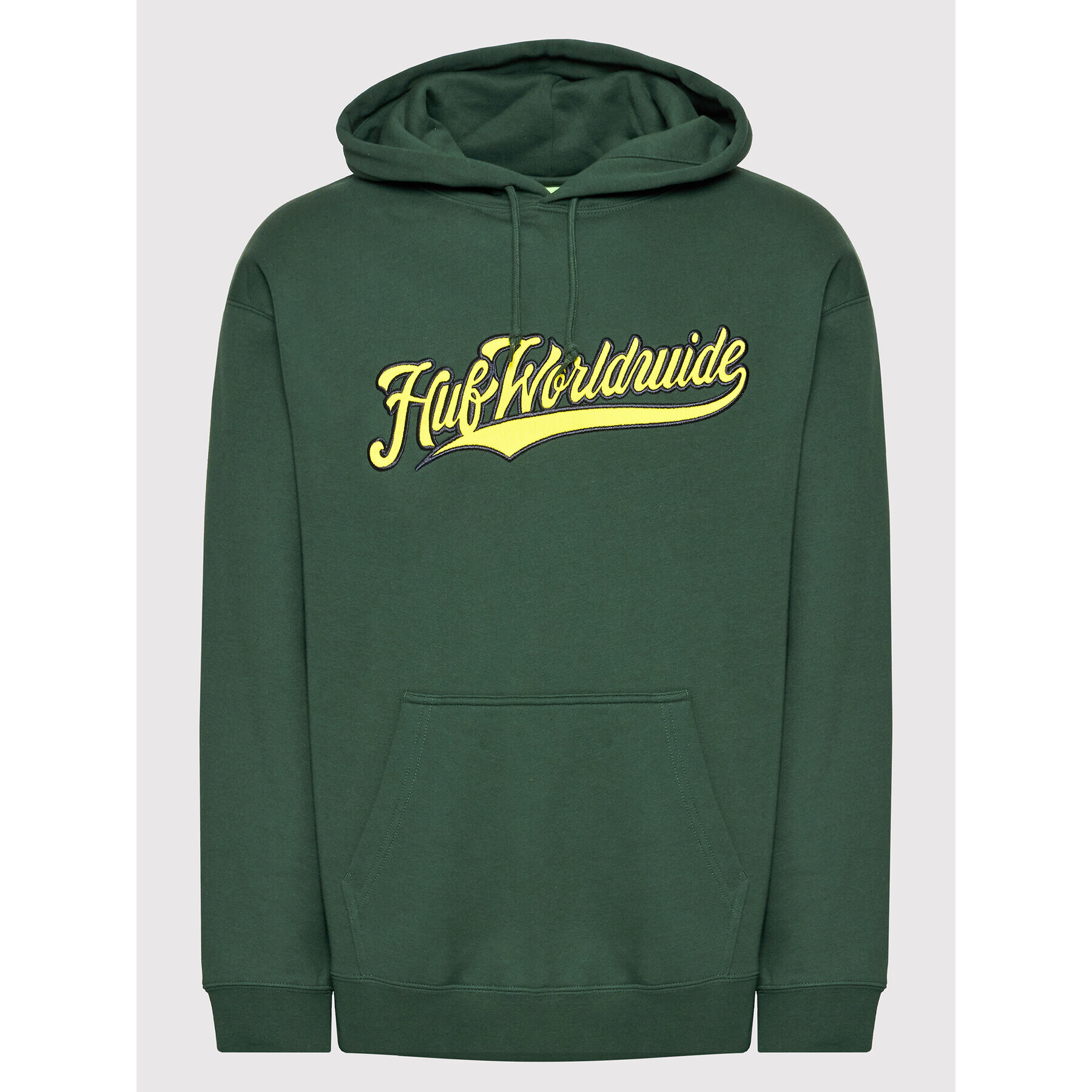 HUF Bluză Crackerjack PF00455 Verde Regular Fit - Pled.ro