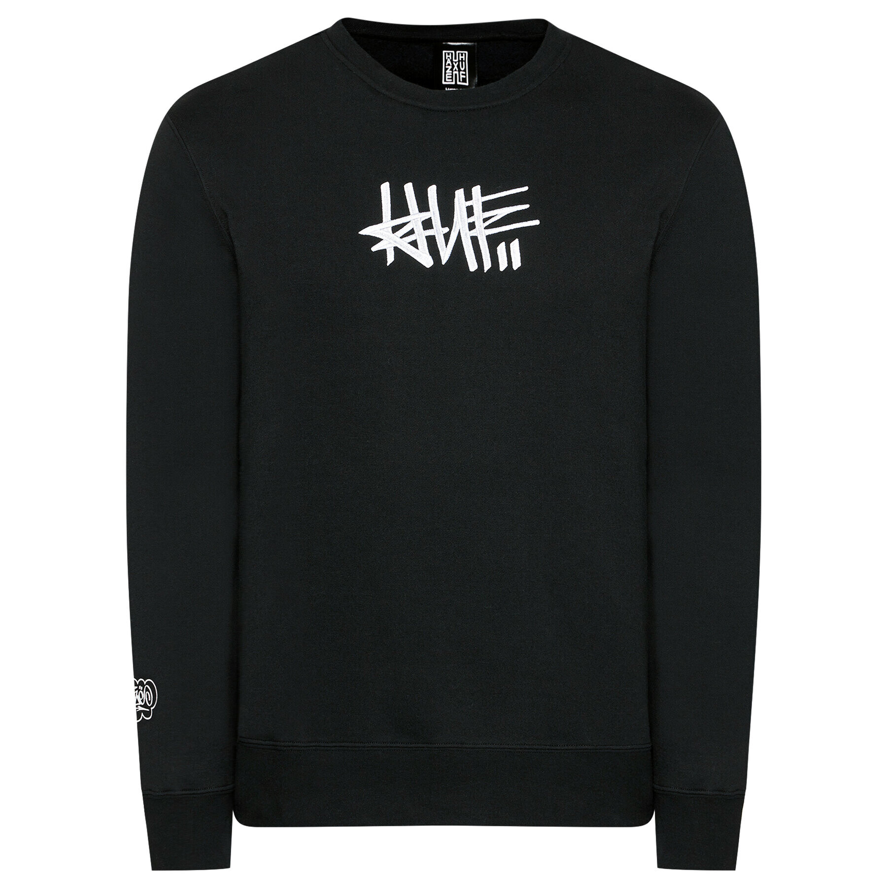 HUF Bluză HAZE Handstyle 1 PF00370 Negru Regular Fit - Pled.ro