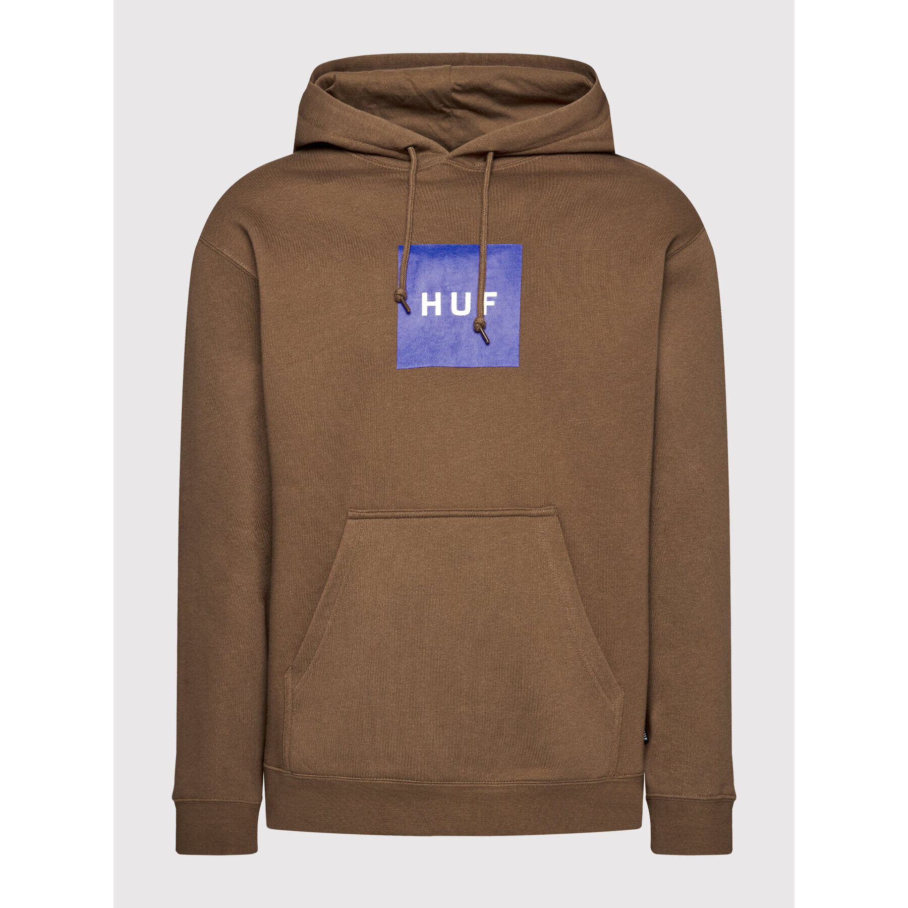 HUF Bluză Essentials Box Logo PF00465 Maro Regular Fit - Pled.ro