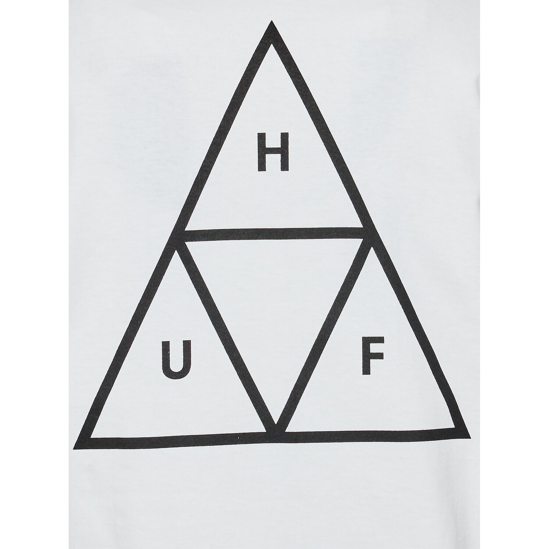 HUF Longsleeve Essentials TS01750 Alb Regular Fit - Pled.ro