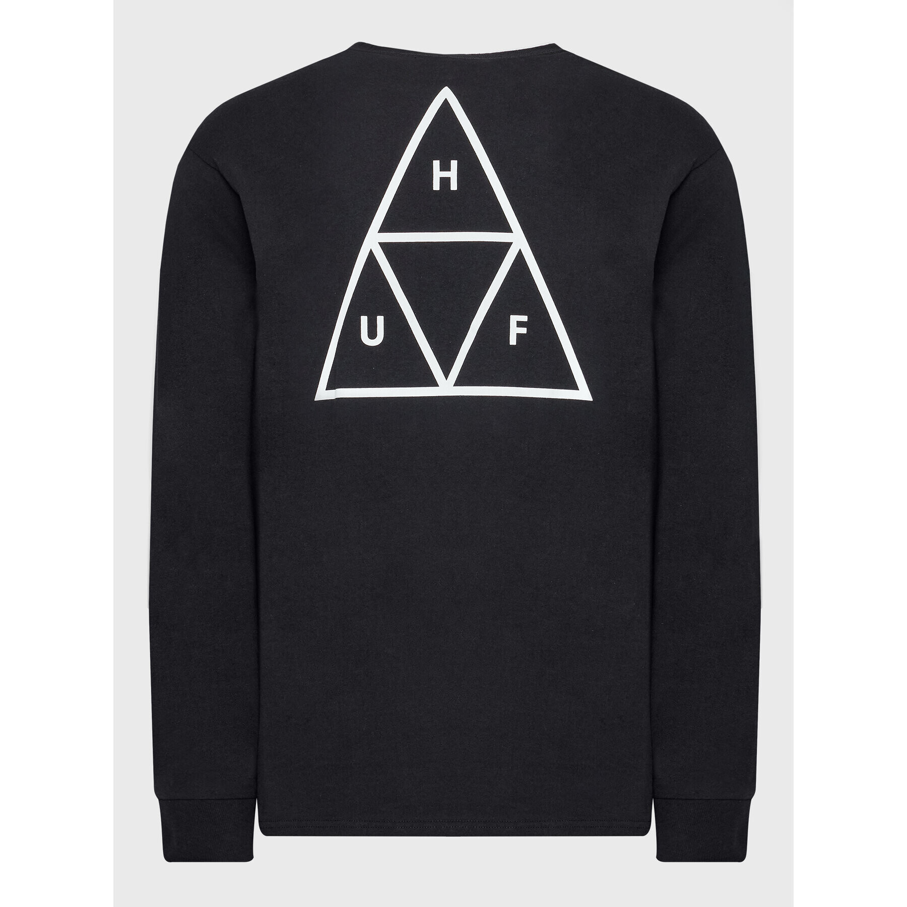 HUF Longsleeve Essentials TS01750 Negru Regular Fit - Pled.ro