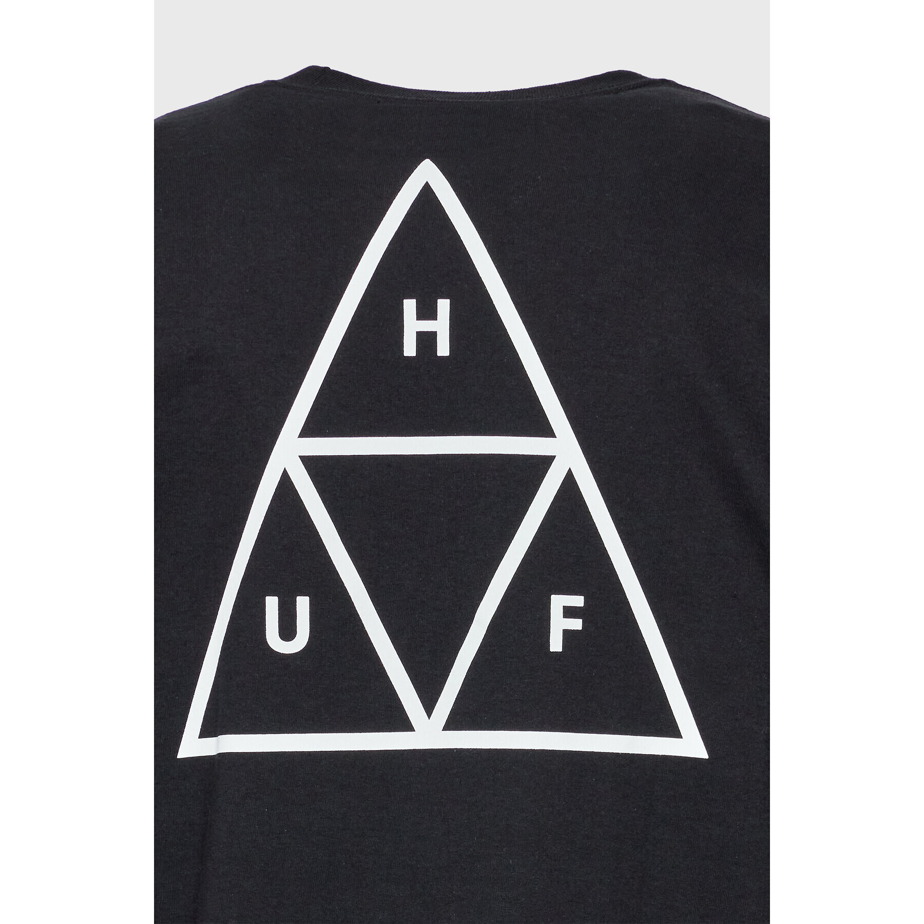 HUF Longsleeve Essentials TS01750 Negru Regular Fit - Pled.ro