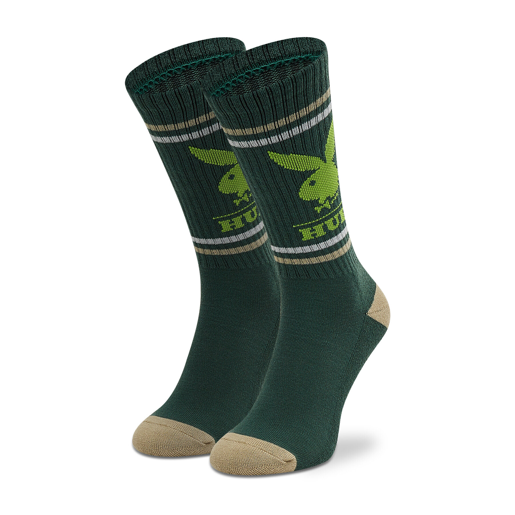 HUF Șosete Înalte Unisex Rabbit Head SK00682 r. OS Verde - Pled.ro