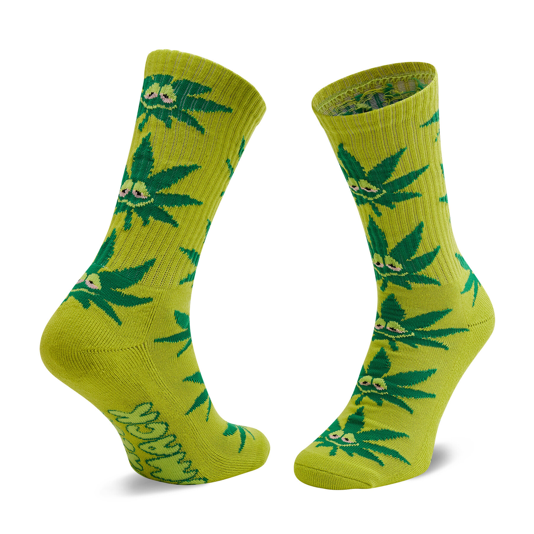 HUF Șosete Lungi de Damă Green Buddy Strains SK00544 r. OS Verde - Pled.ro