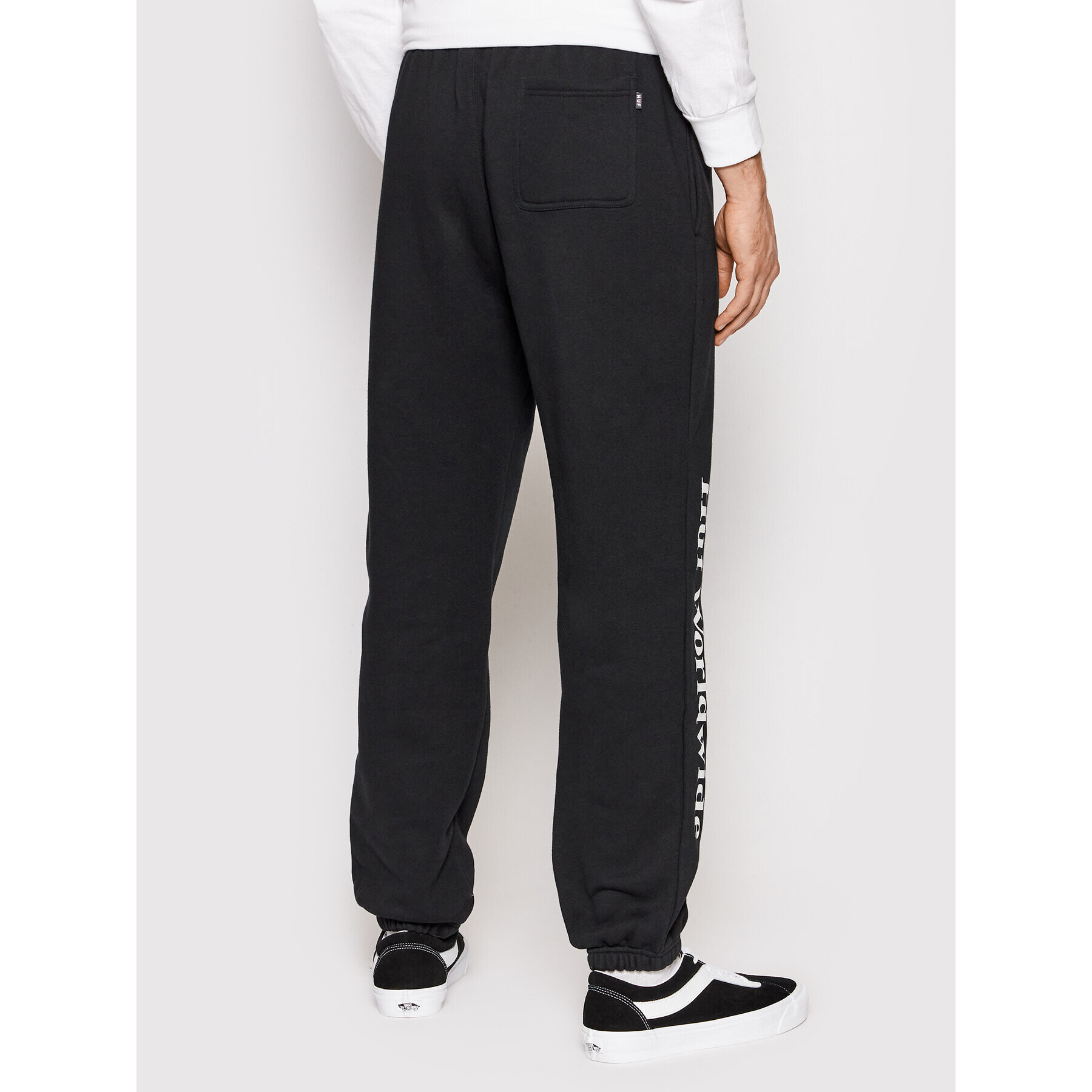 HUF Pantaloni trening Essentials PT00176 Negru Regular Fit - Pled.ro