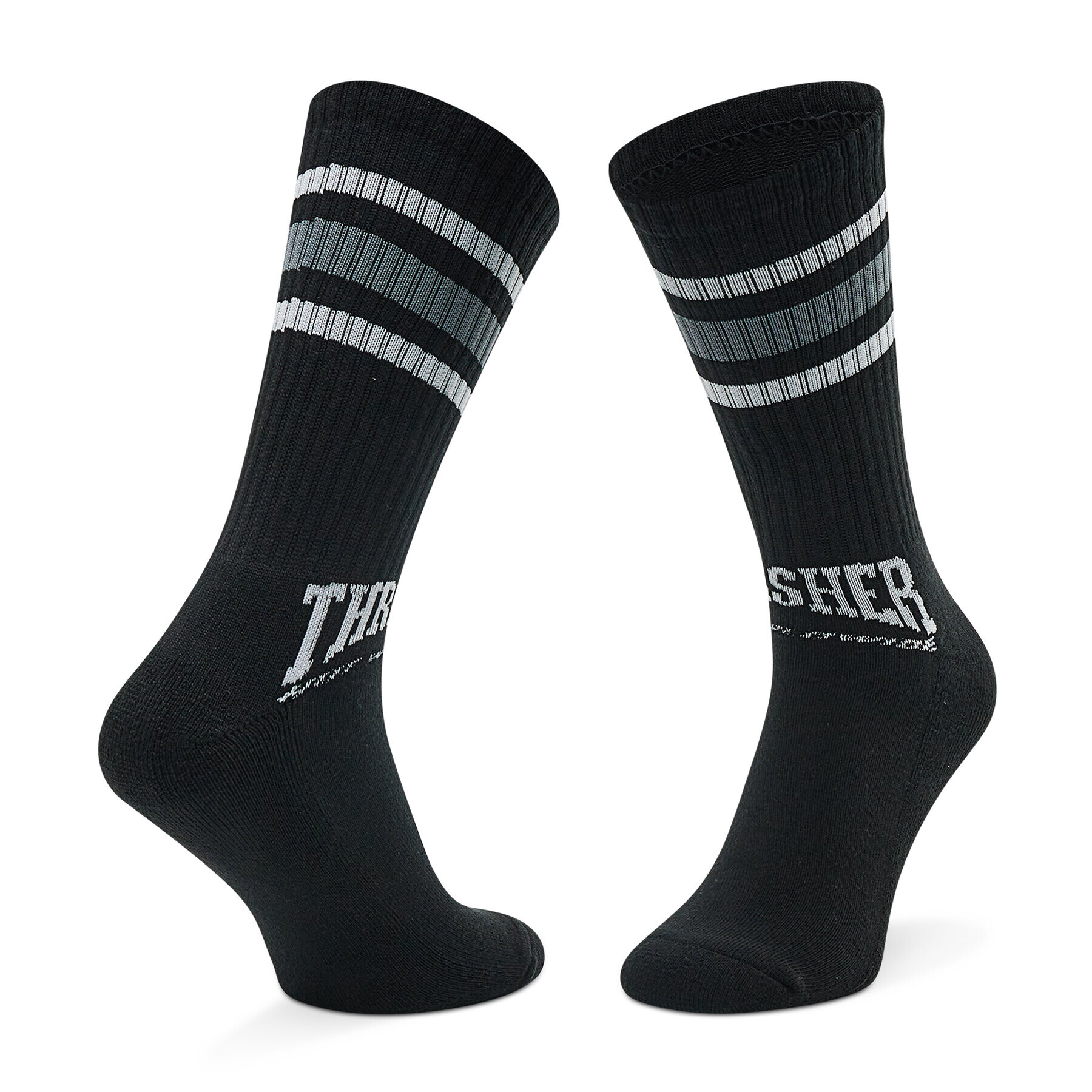 HUF Șosete Înalte Unisex Center Field Sock SK00722 Negru - Pled.ro