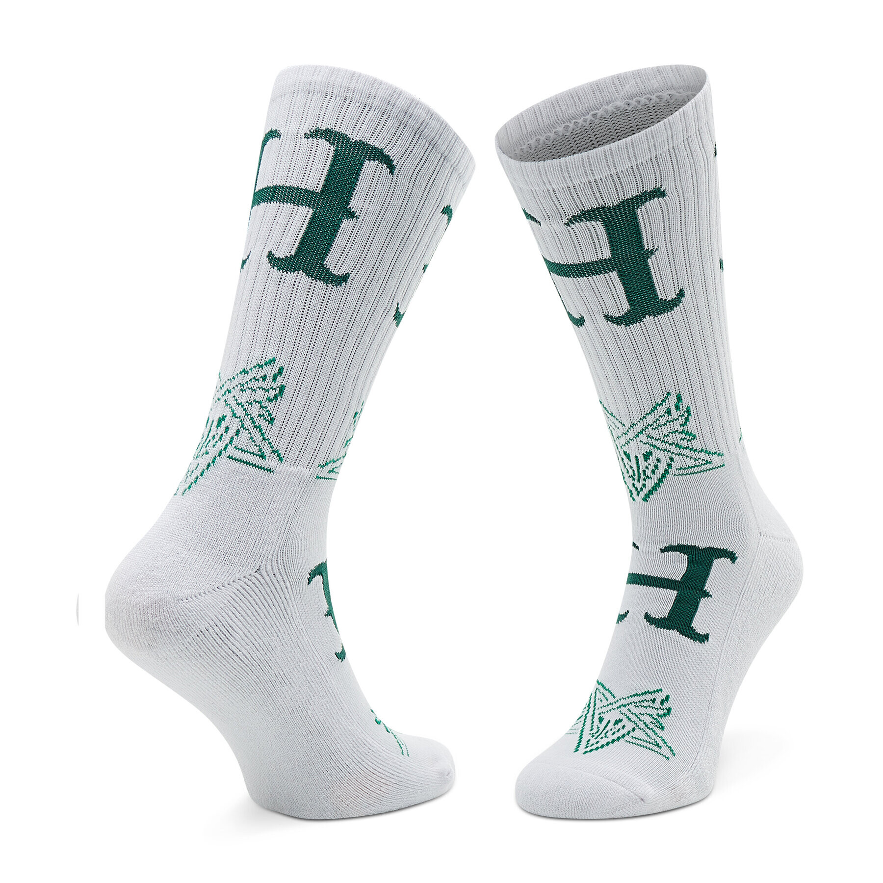 HUF Șosete Înalte Unisex Duality Sock SK00723 Alb - Pled.ro