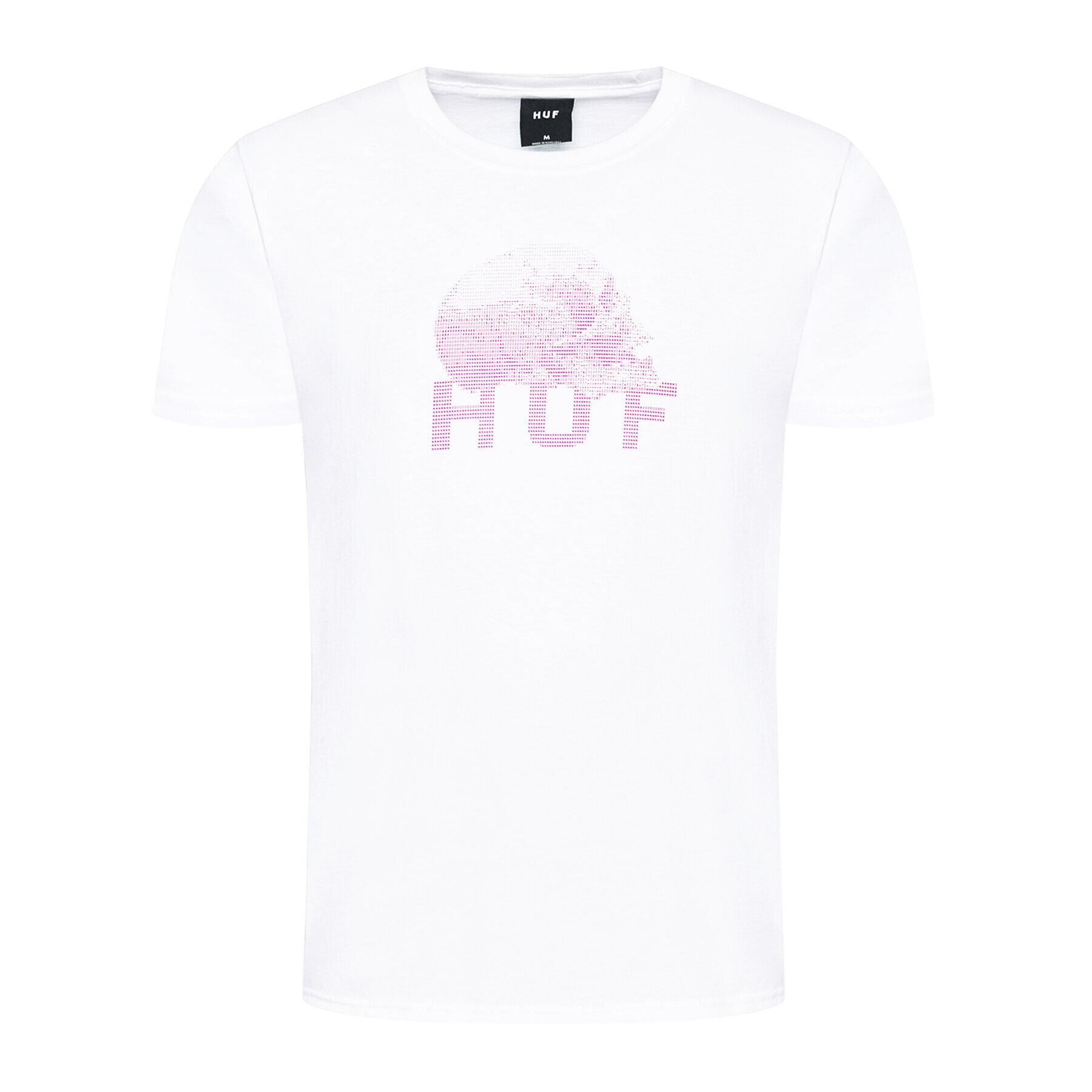 HUF Tricou Data Death Tee TS01333 Alb Regular Fit - Pled.ro