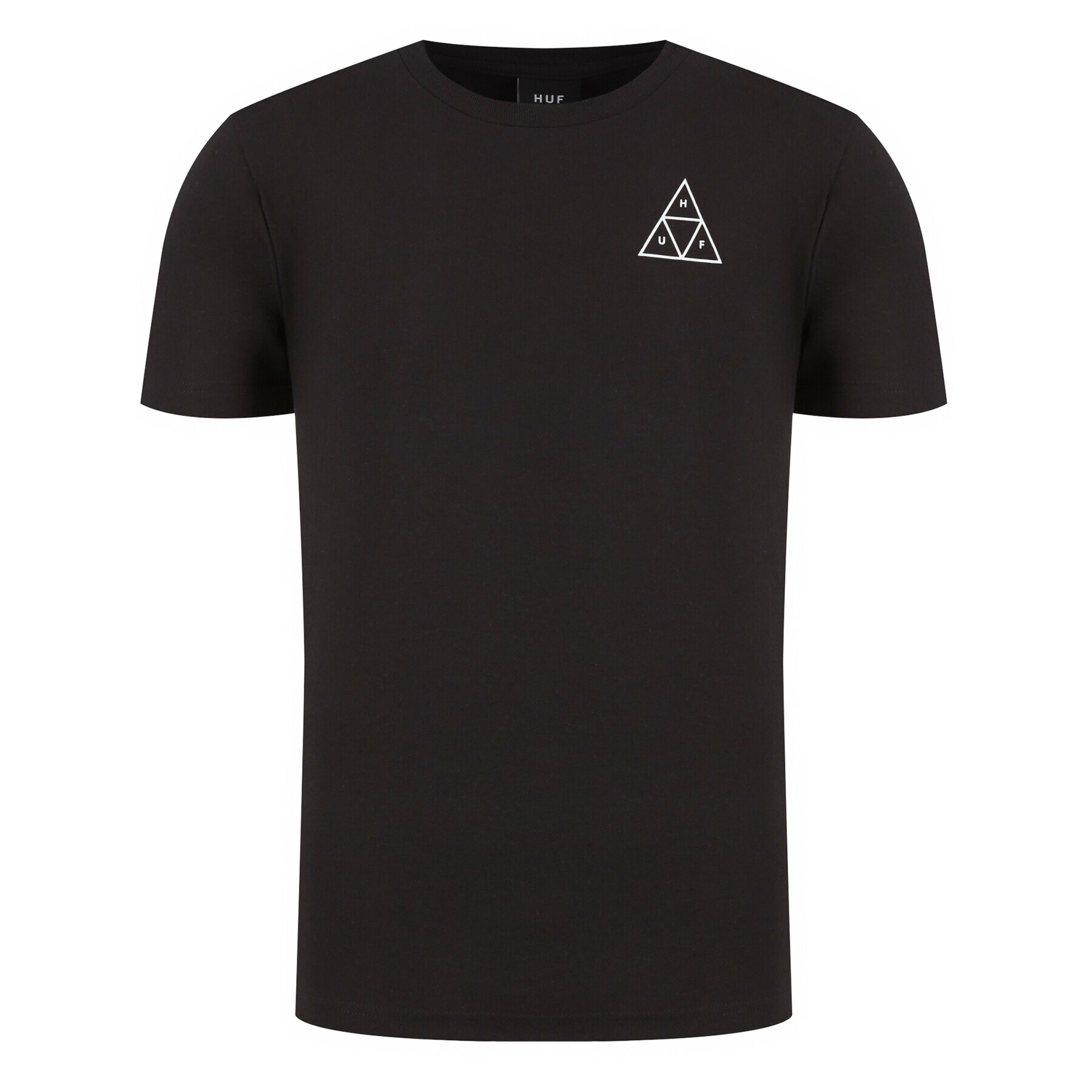 HUF Tricou Essentials Tt TS00509 Negru Regular Fit - Pled.ro