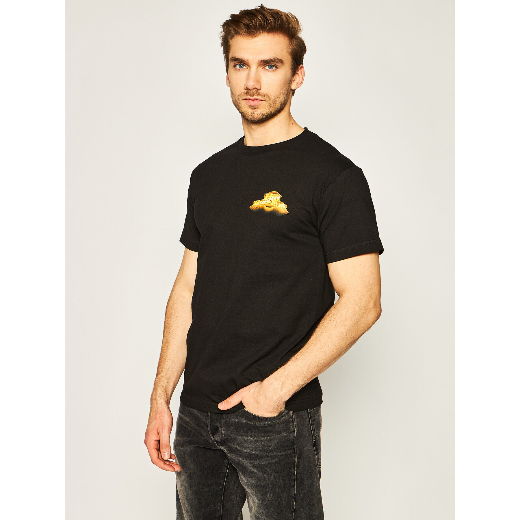 HUF Tricou Greatest Hits TS01050 Negru Regular Fit - Pled.ro