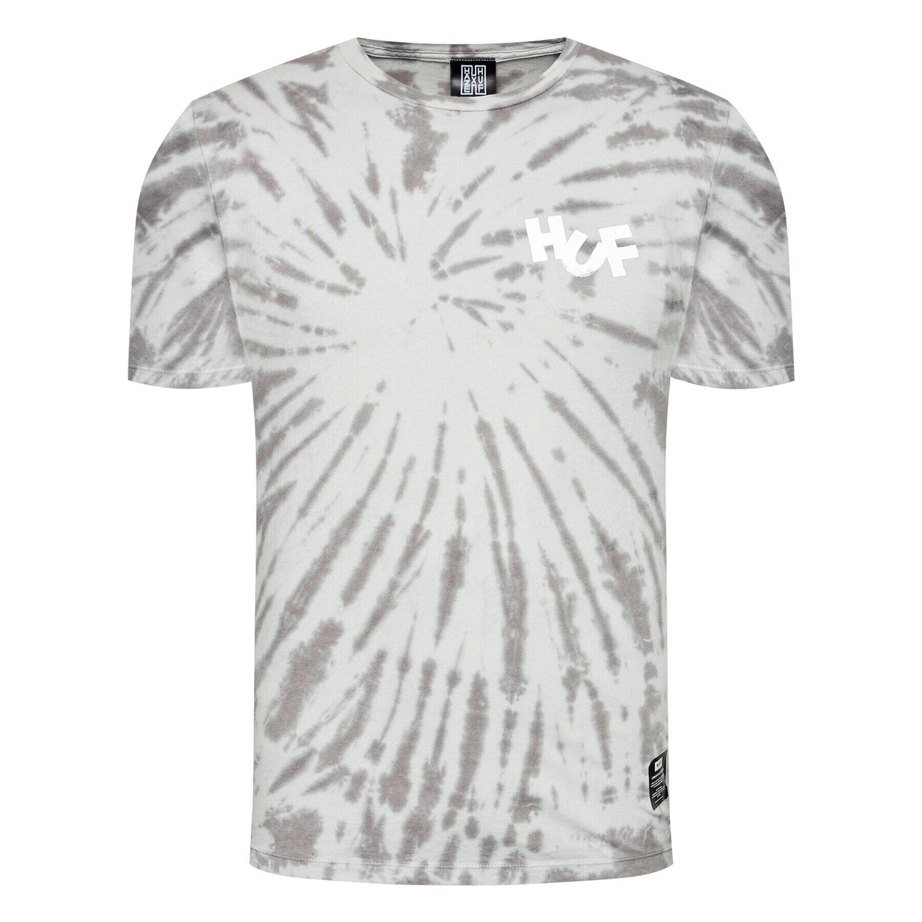 HUF Tricou HAZE Brush Tie Dye TS01383 Gri Regular Fit - Pled.ro