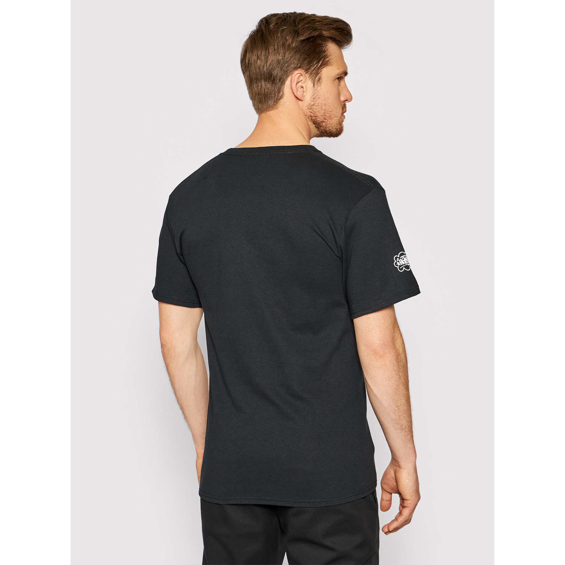 HUF Tricou HAZE Handstyle 2 TS01382 Negru Regular Fit - Pled.ro