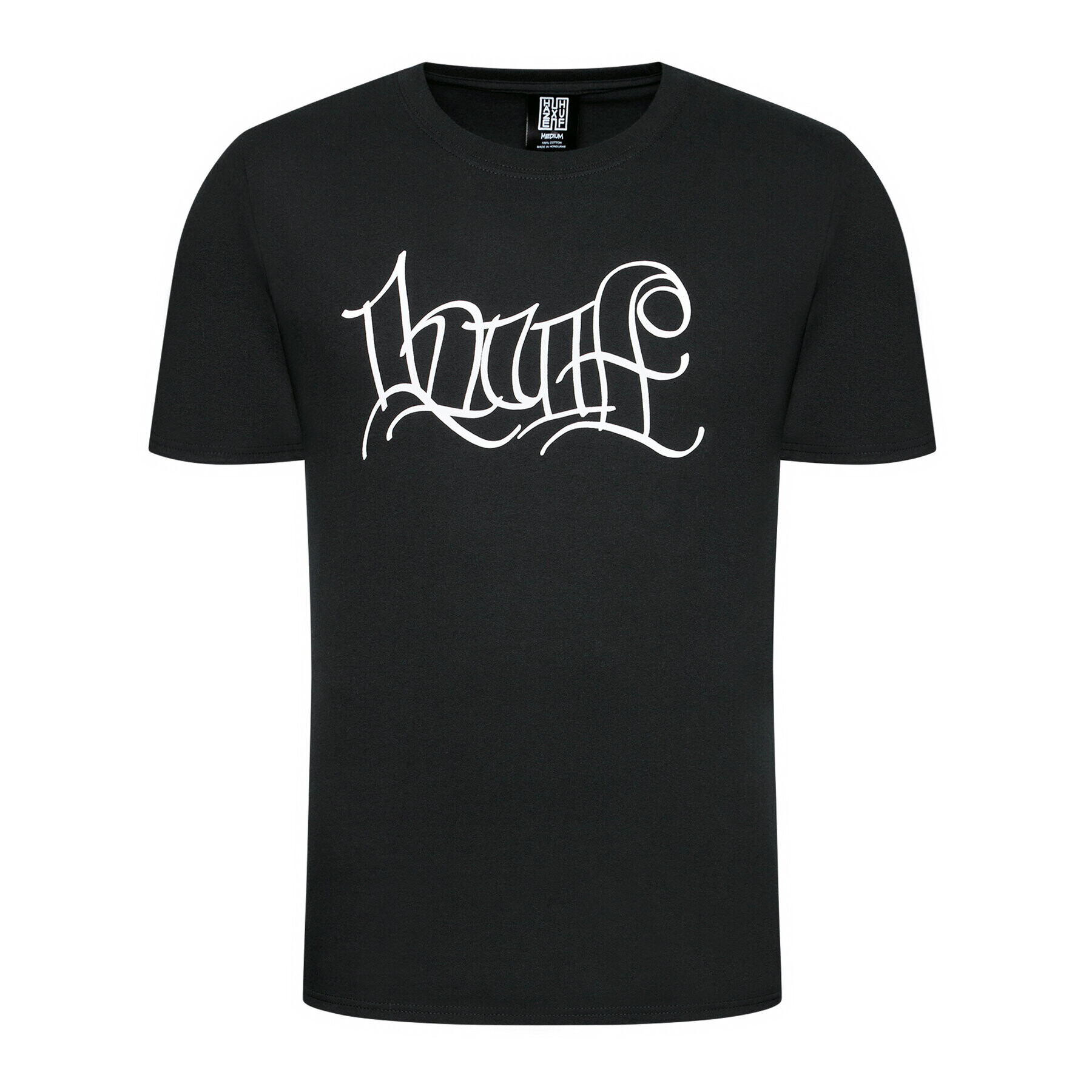 HUF Tricou HAZE Handstyle 2 TS01382 Negru Regular Fit - Pled.ro