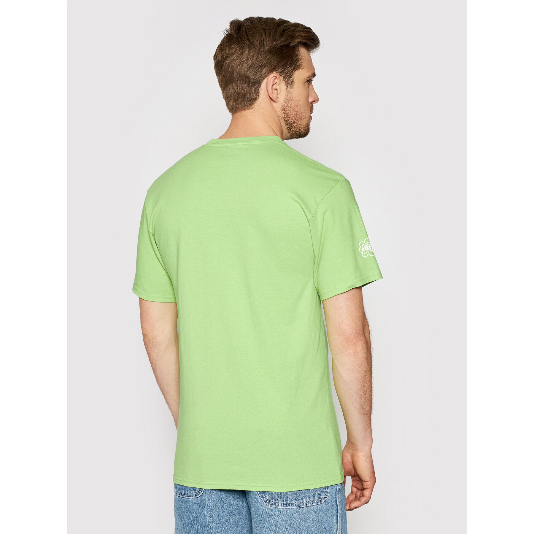 HUF Tricou HAZE Handstyle 2 TS01382 Verde Regular Fit - Pled.ro