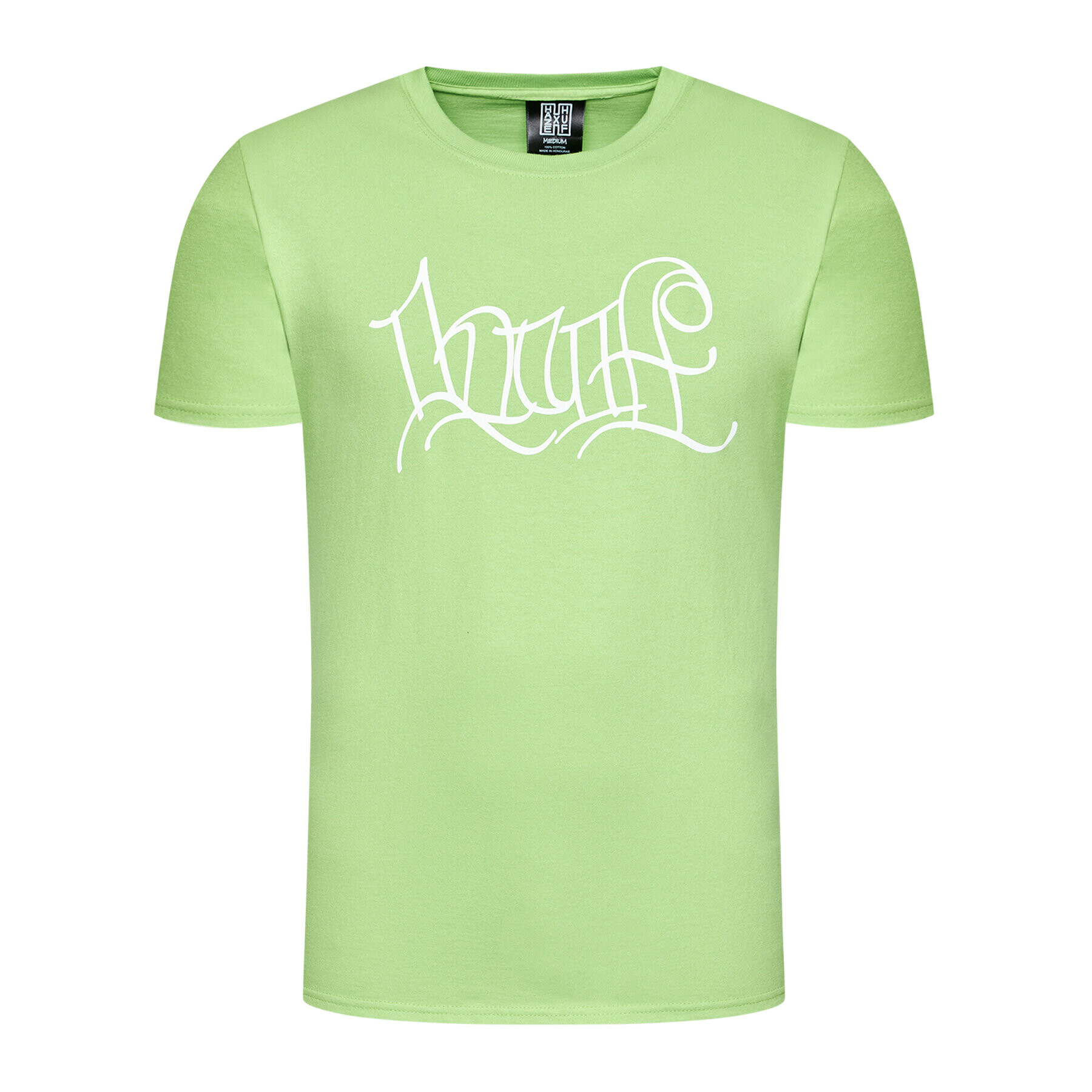 HUF Tricou HAZE Handstyle 2 TS01382 Verde Regular Fit - Pled.ro