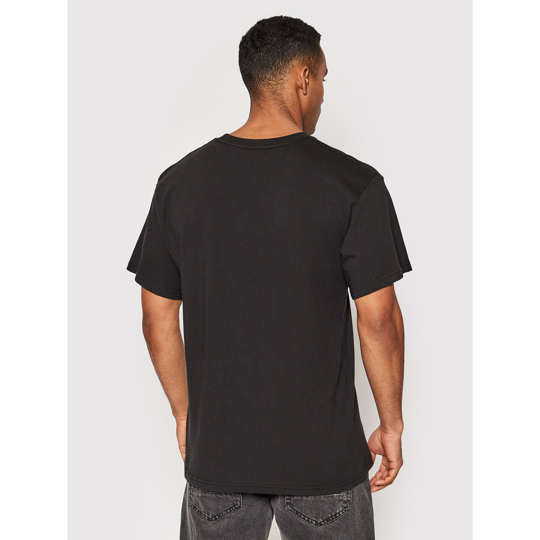 HUF Tricou HAZE Script Pocket TS01631 Negru Regular Fit - Pled.ro