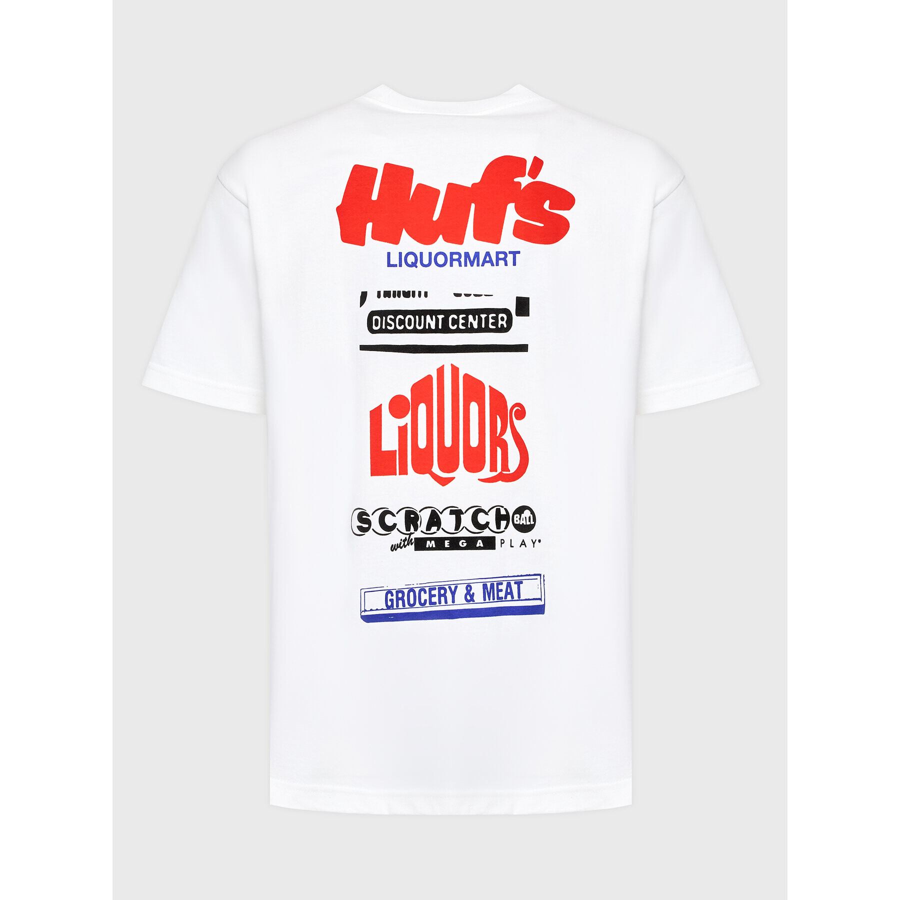 HUF Tricou Liquormart TS01946 Alb Regular Fit - Pled.ro