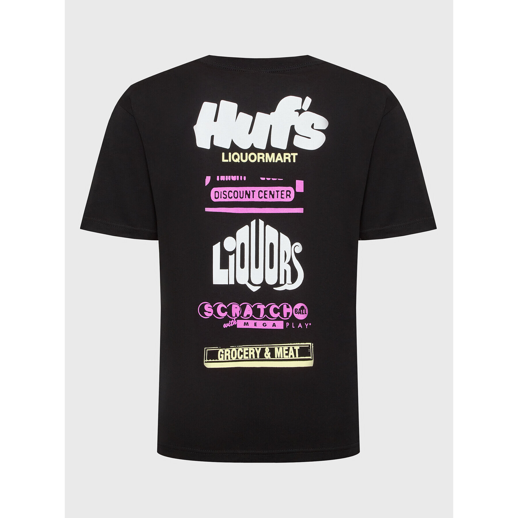 HUF Tricou Liquormart TS01946 Negru Regular Fit - Pled.ro