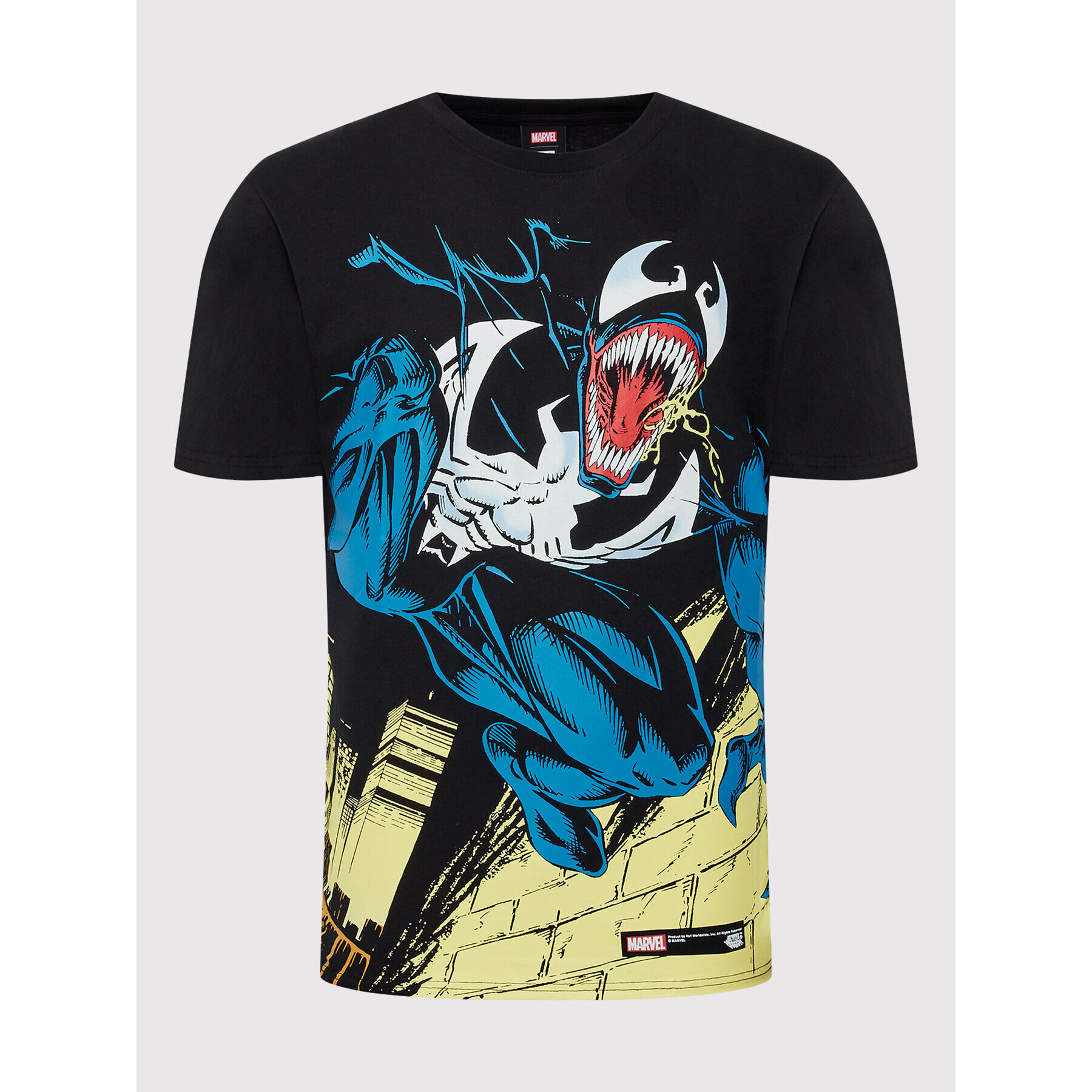 HUF Tricou MARVEL Venom TS01891 Negru Regular Fit - Pled.ro