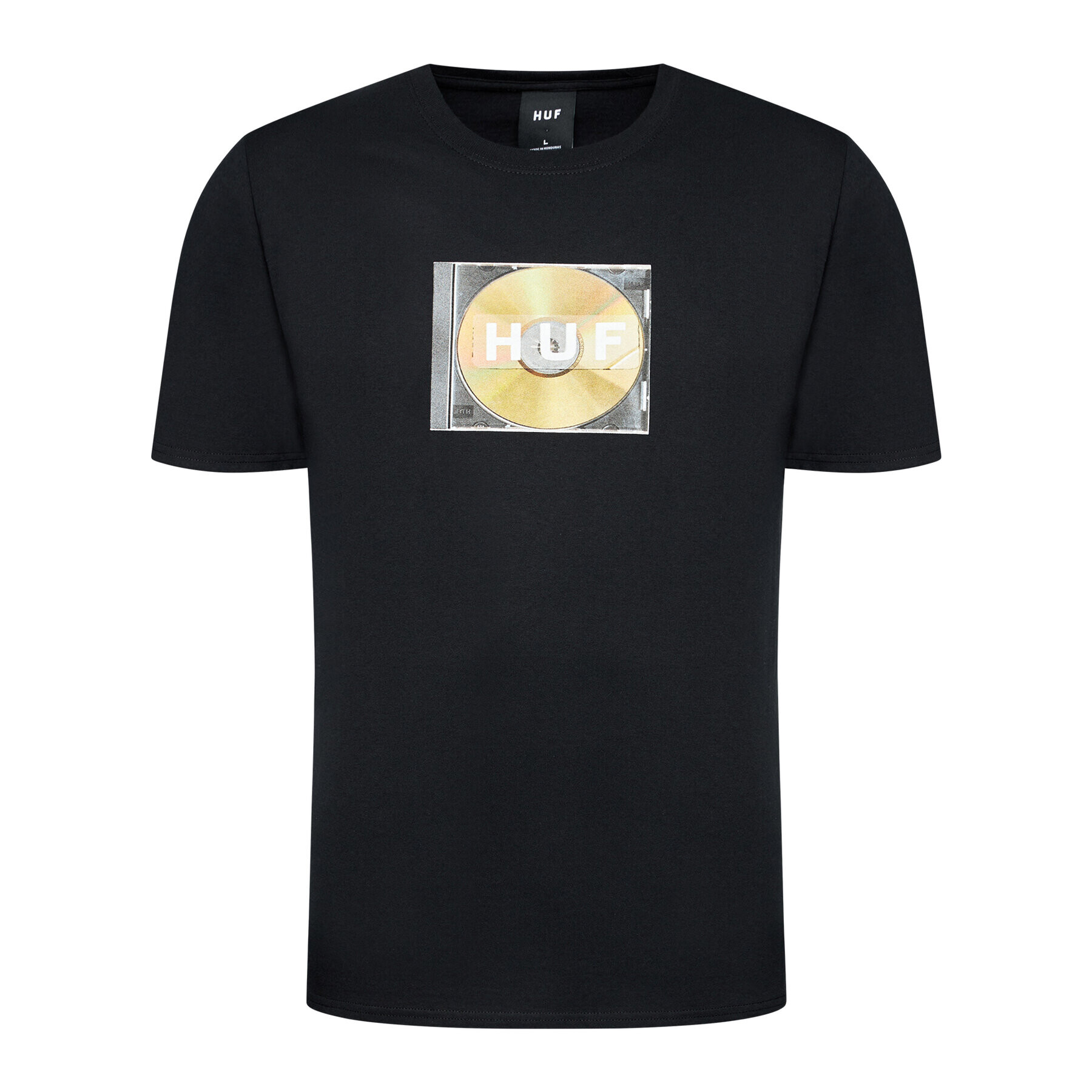 HUF Tricou Mix Box Logo TS01343 Negru Regular Fit - Pled.ro