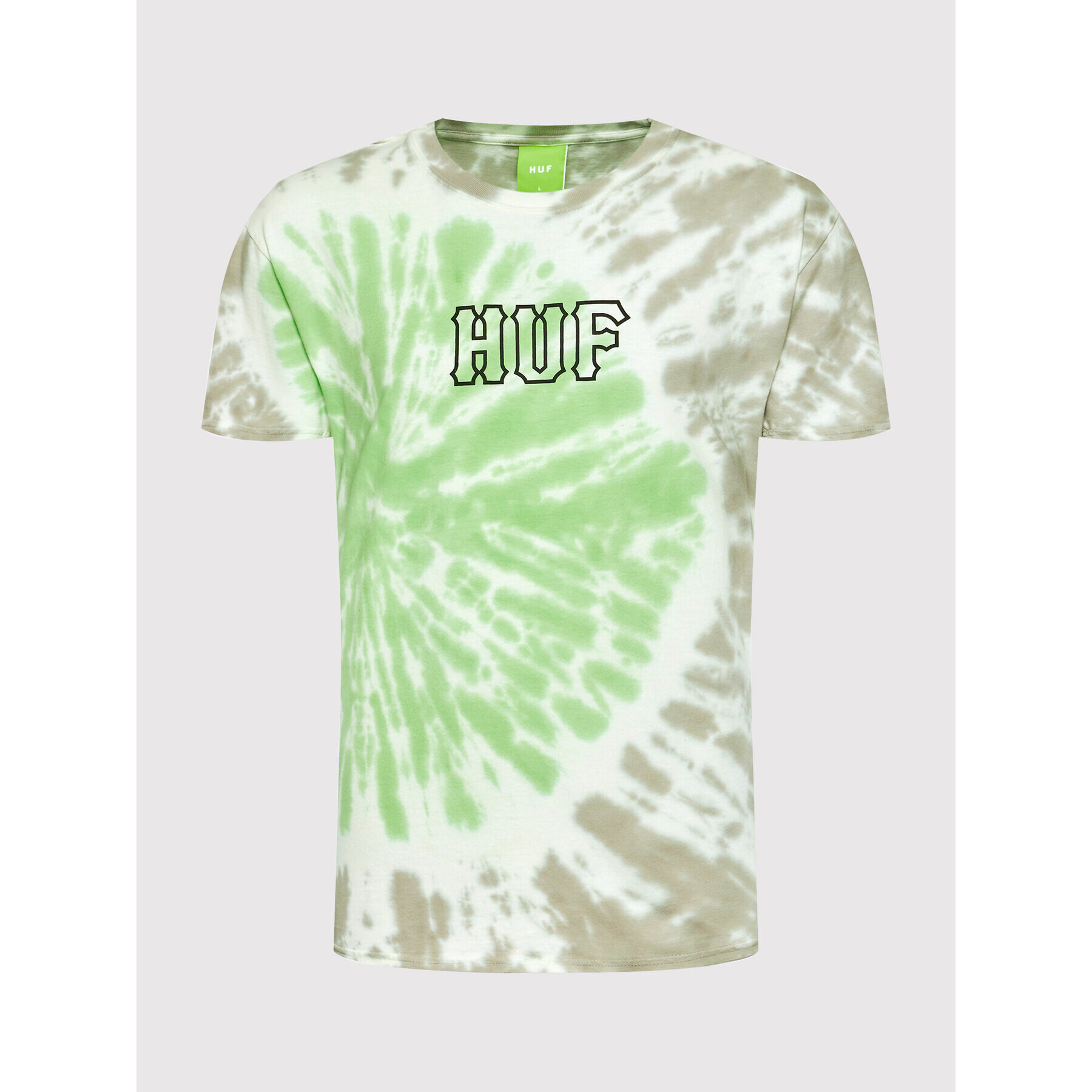 HUF Tricou Sf Dye TS01630 Verde Regular Fit - Pled.ro