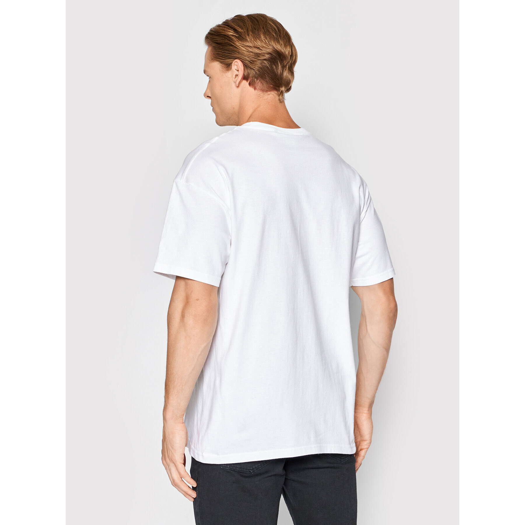 HUF Tricou Stroke Of Genius TS01653 Alb Regular Fit - Pled.ro