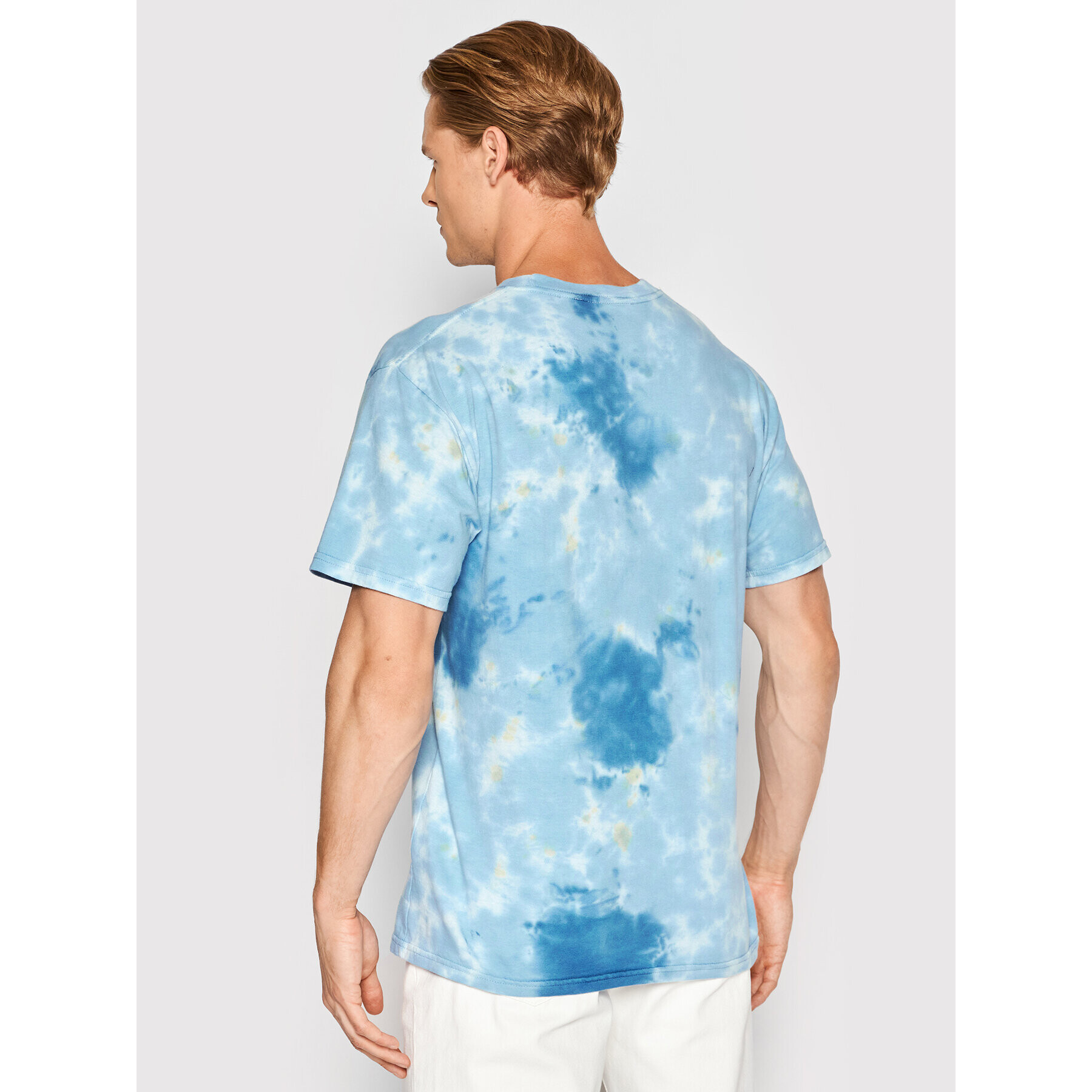 HUF Tricou The Plug TS01645 Albastru Regular Fit - Pled.ro