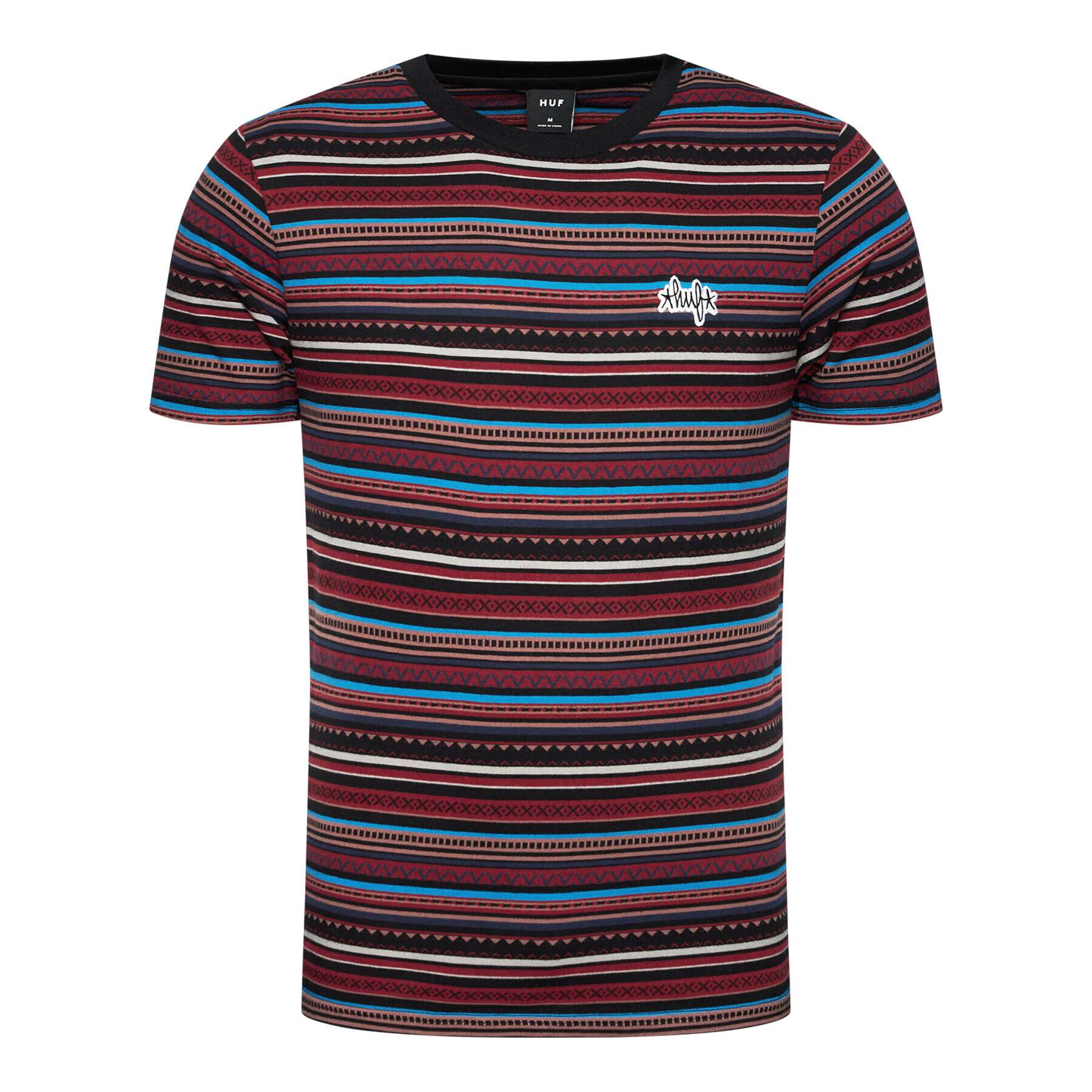 HUF Tricou Topanga KN00273 Colorat Regular Fit - Pled.ro