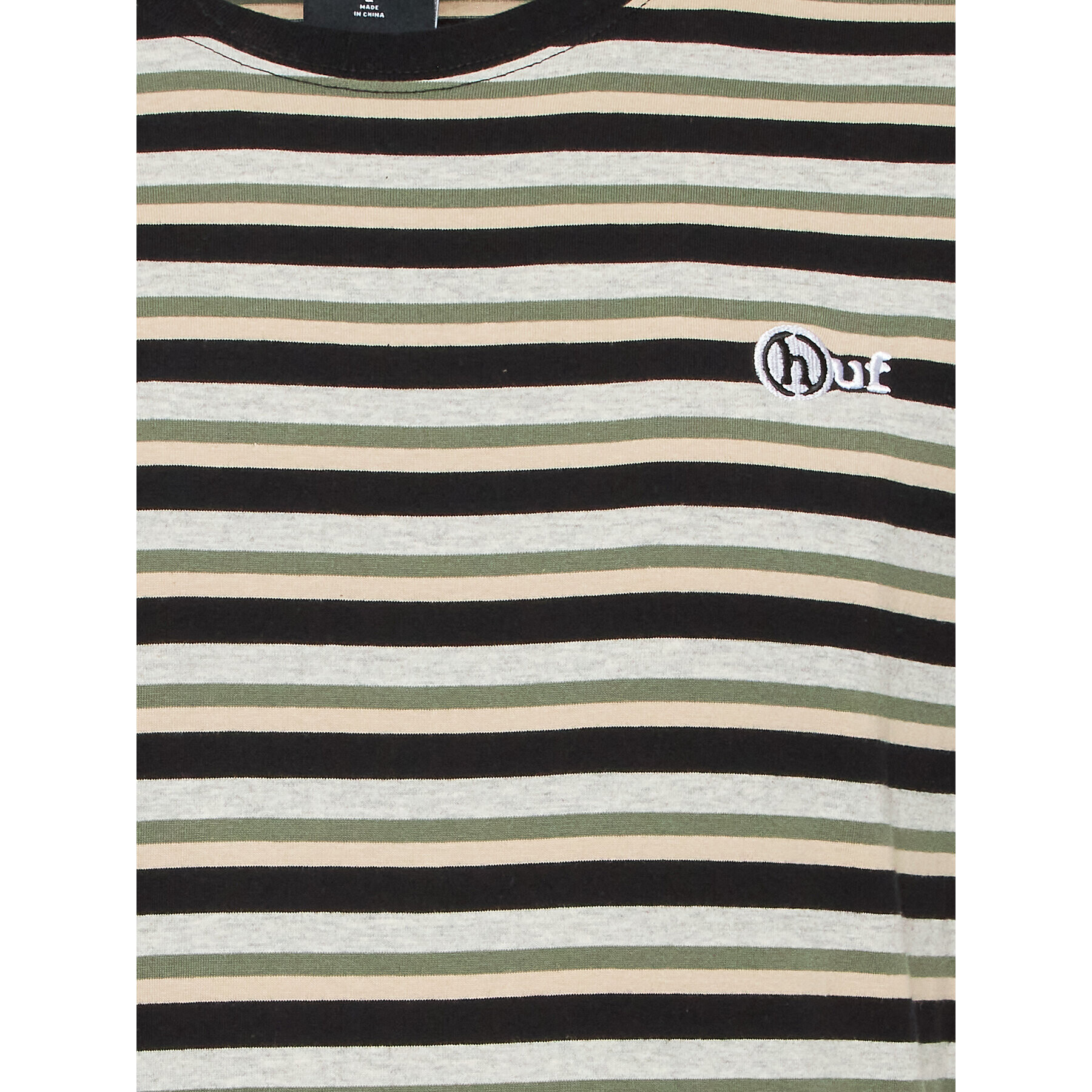 HUF Tricou Webster KN00431 Gri Regular Fit - Pled.ro