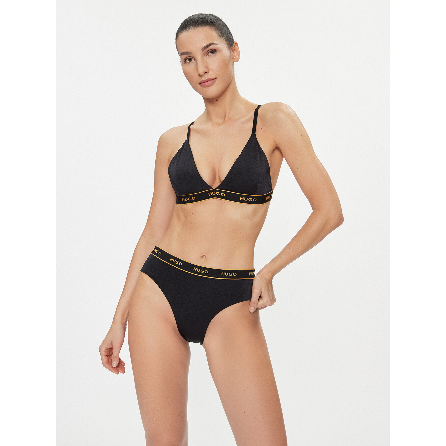 Hugo Bikini partea de jos Sparkling 50502823 Negru - Pled.ro