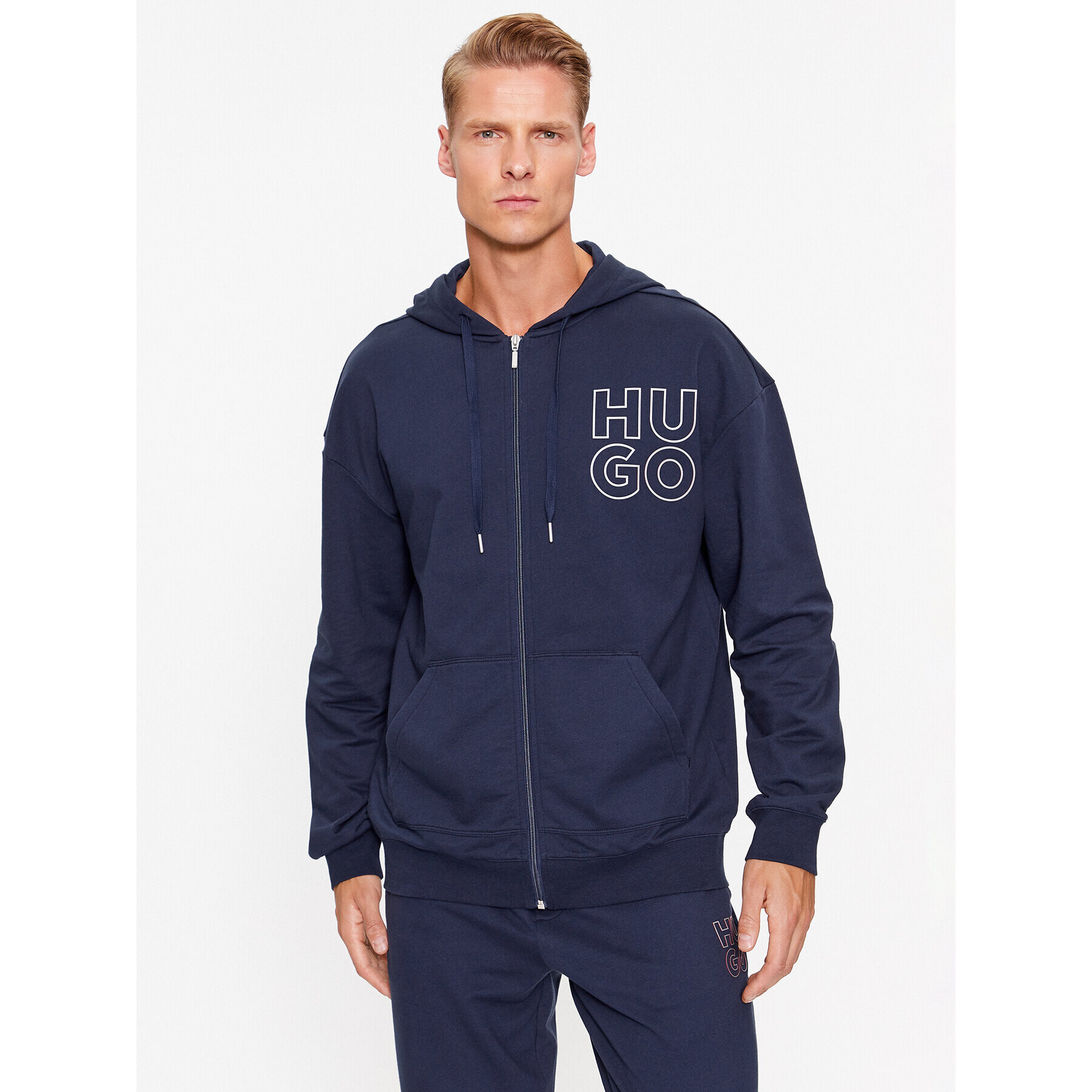 Hugo Bluză 50501601 Bleumarin Regular Fit - Pled.ro