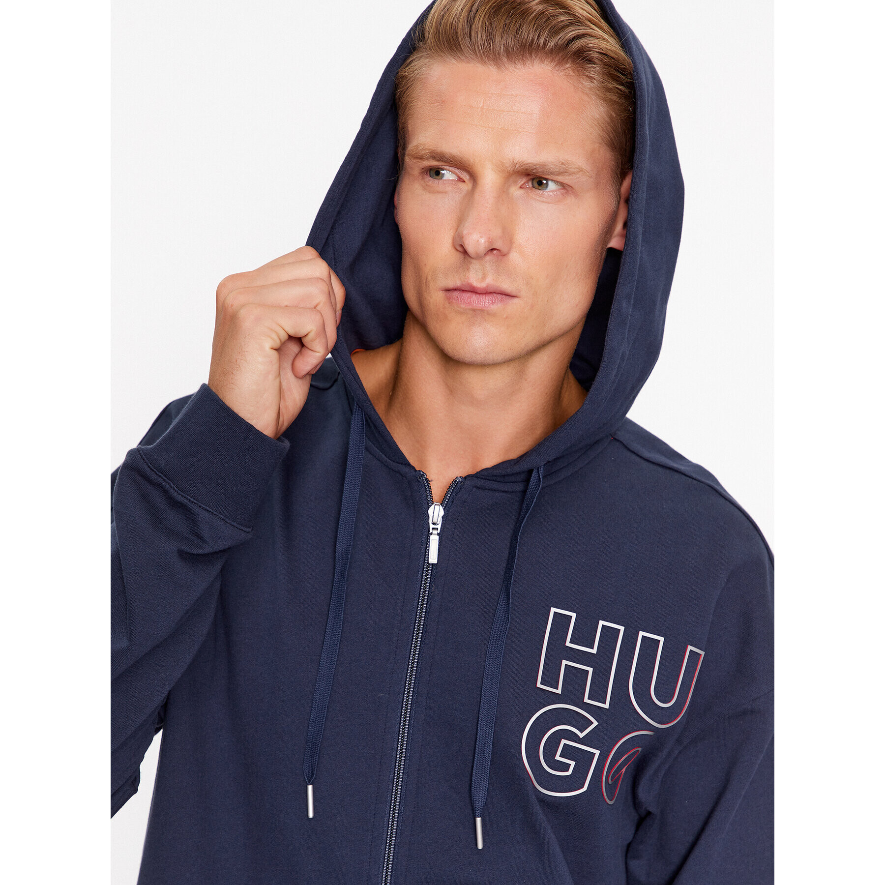 Hugo Bluză 50501601 Bleumarin Regular Fit - Pled.ro