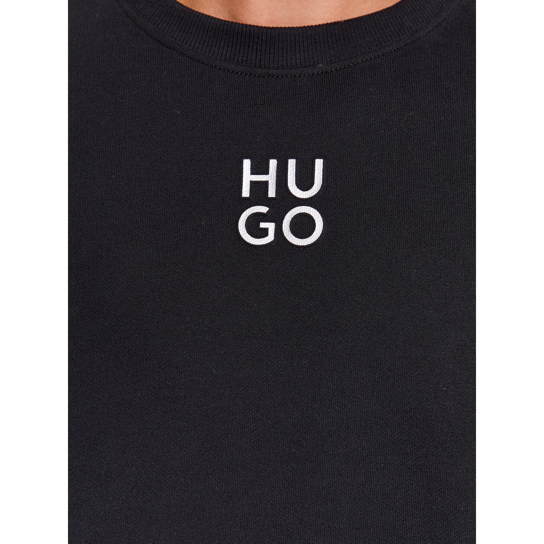 Hugo Bluză Classic 50500459 Negru Relaxed Fit - Pled.ro