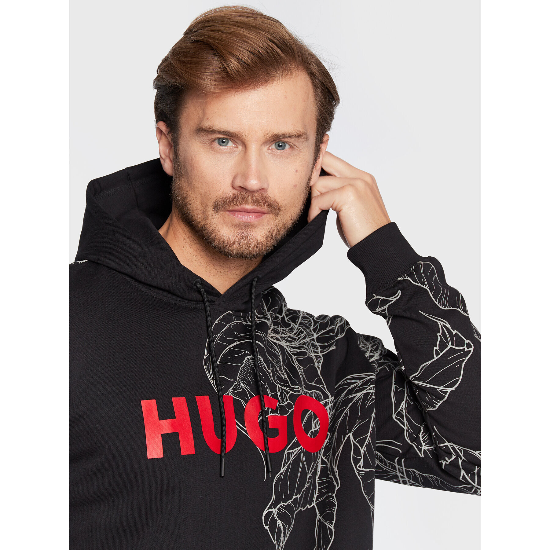 Hugo Bluză Danimaux 50477343 Negru Regular Fit - Pled.ro