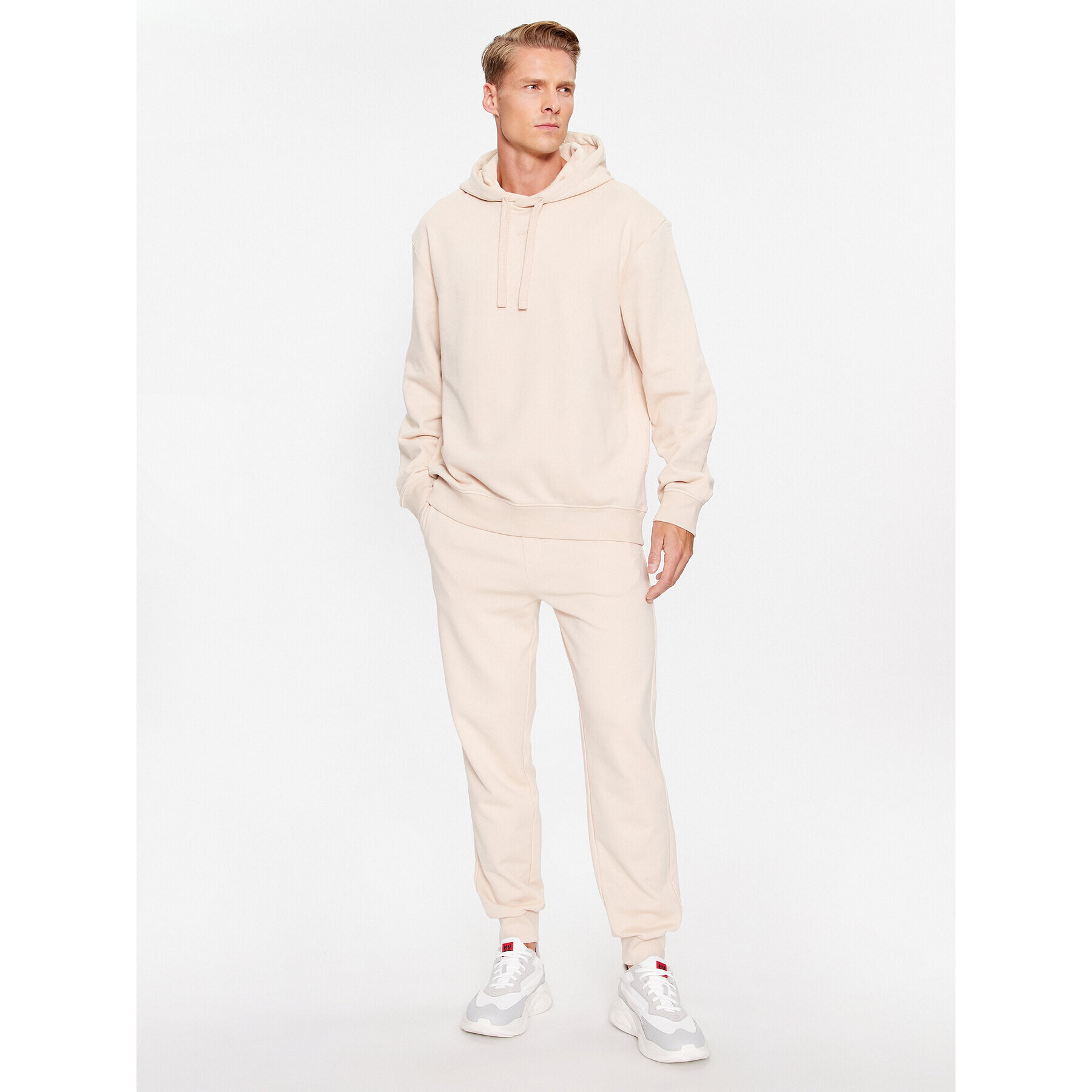 Hugo Bluză Dapo 50486478 Bej Relaxed Fit - Pled.ro