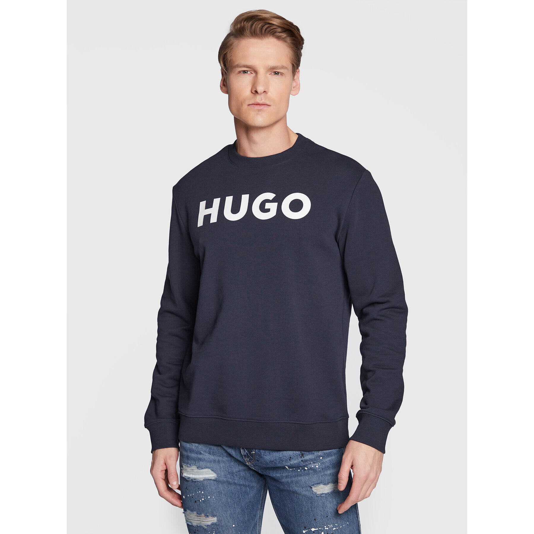 Hugo Bluză Dem 50477328 Bleumarin Regular Fit - Pled.ro