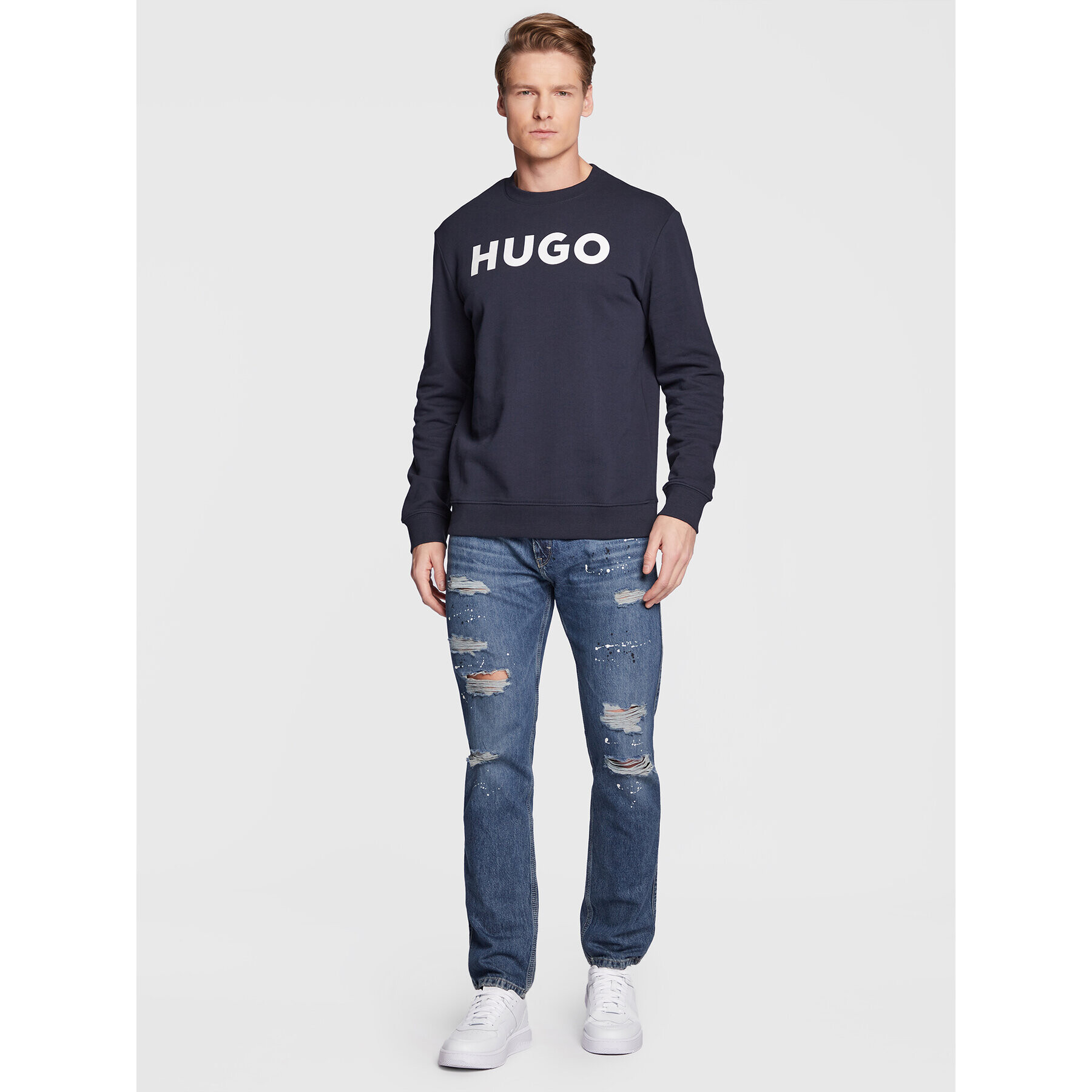 Hugo Bluză Dem 50477328 Bleumarin Regular Fit - Pled.ro