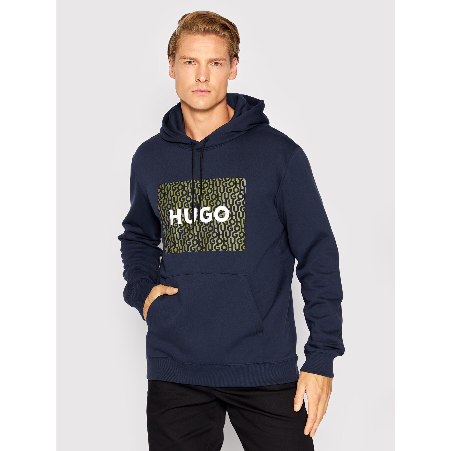 Hugo Bluză Dreeman 50473875 Bleumarin Relaxed Fit - Pled.ro