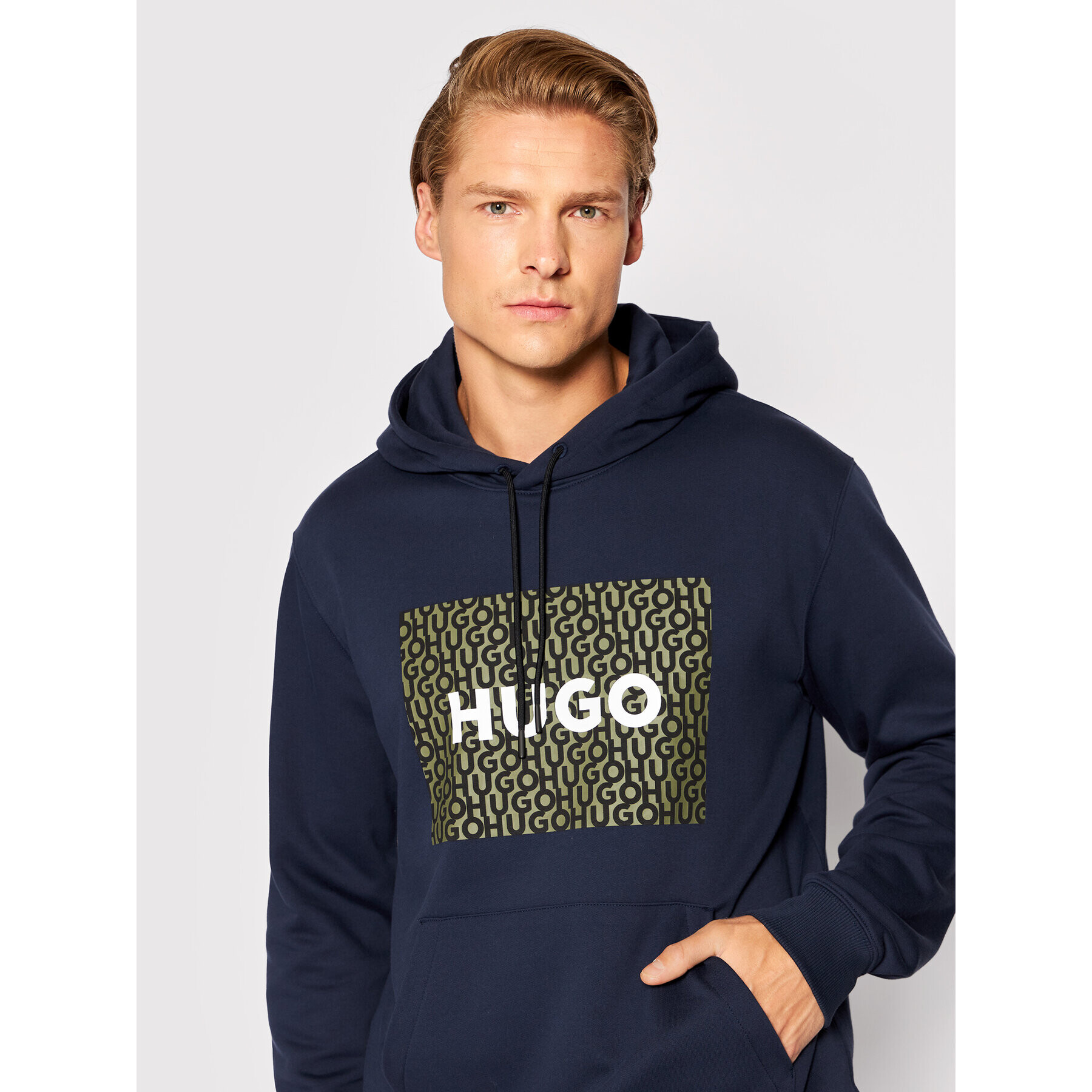 Hugo Bluză Dreeman 50473875 Bleumarin Relaxed Fit - Pled.ro