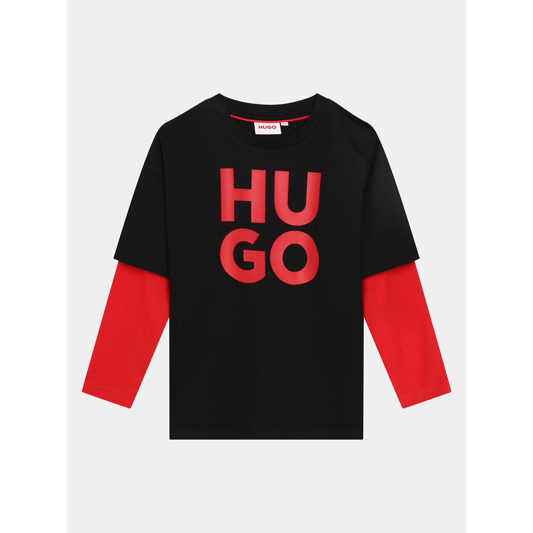 Hugo Bluză G25136 D Negru Regular Fit - Pled.ro