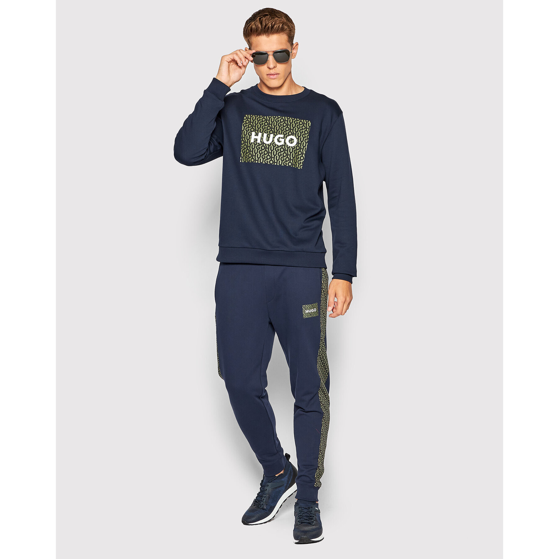 Hugo Bluză Dalker 50472719 Bleumarin Regular Fit - Pled.ro